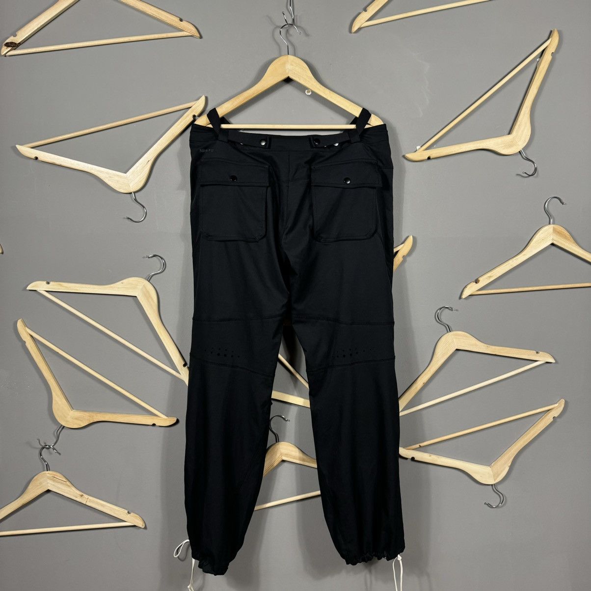 Nike × Vintage Nike Vintage Y2K Drill Pants Size 36" / US 14 / IT 50 - 2 Thumbnail