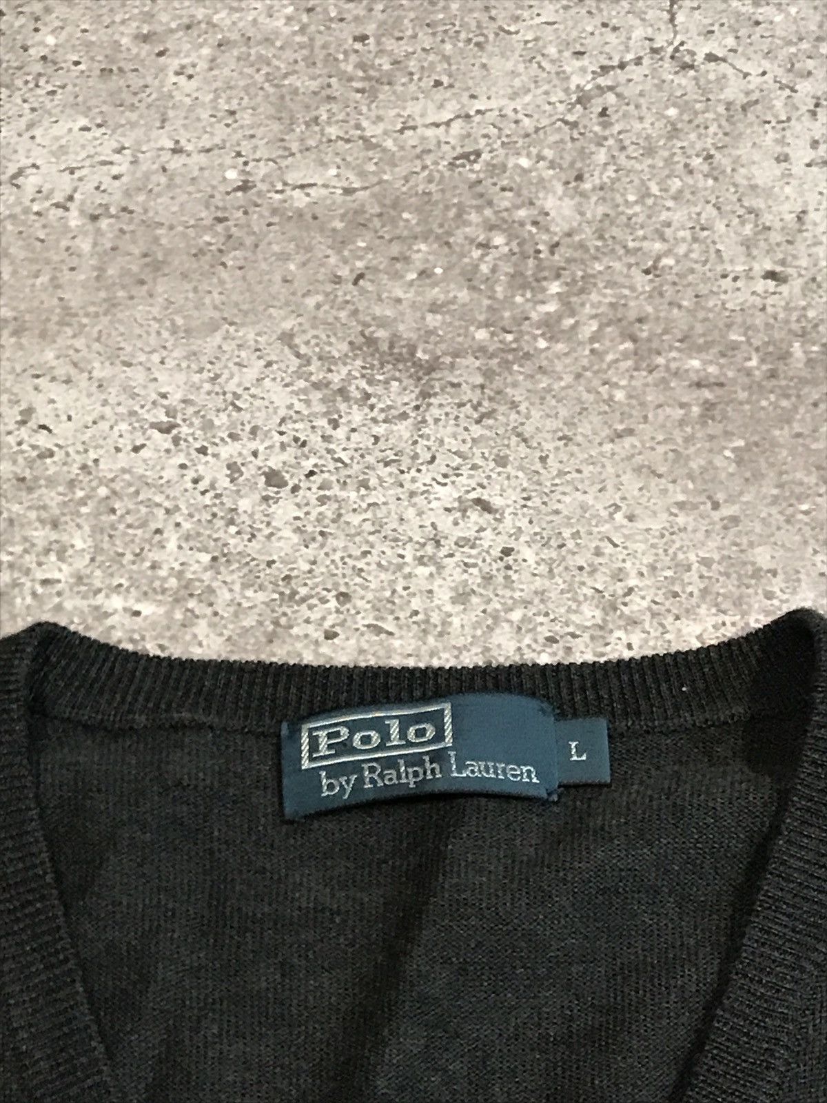 Polo Ralph Lauren × Vintage Vintage 90s Sweater Polo Ralph Lauren Wool Embroiled Logo Size US L / EU 52-54 / 3 - 5 Thumbnail
