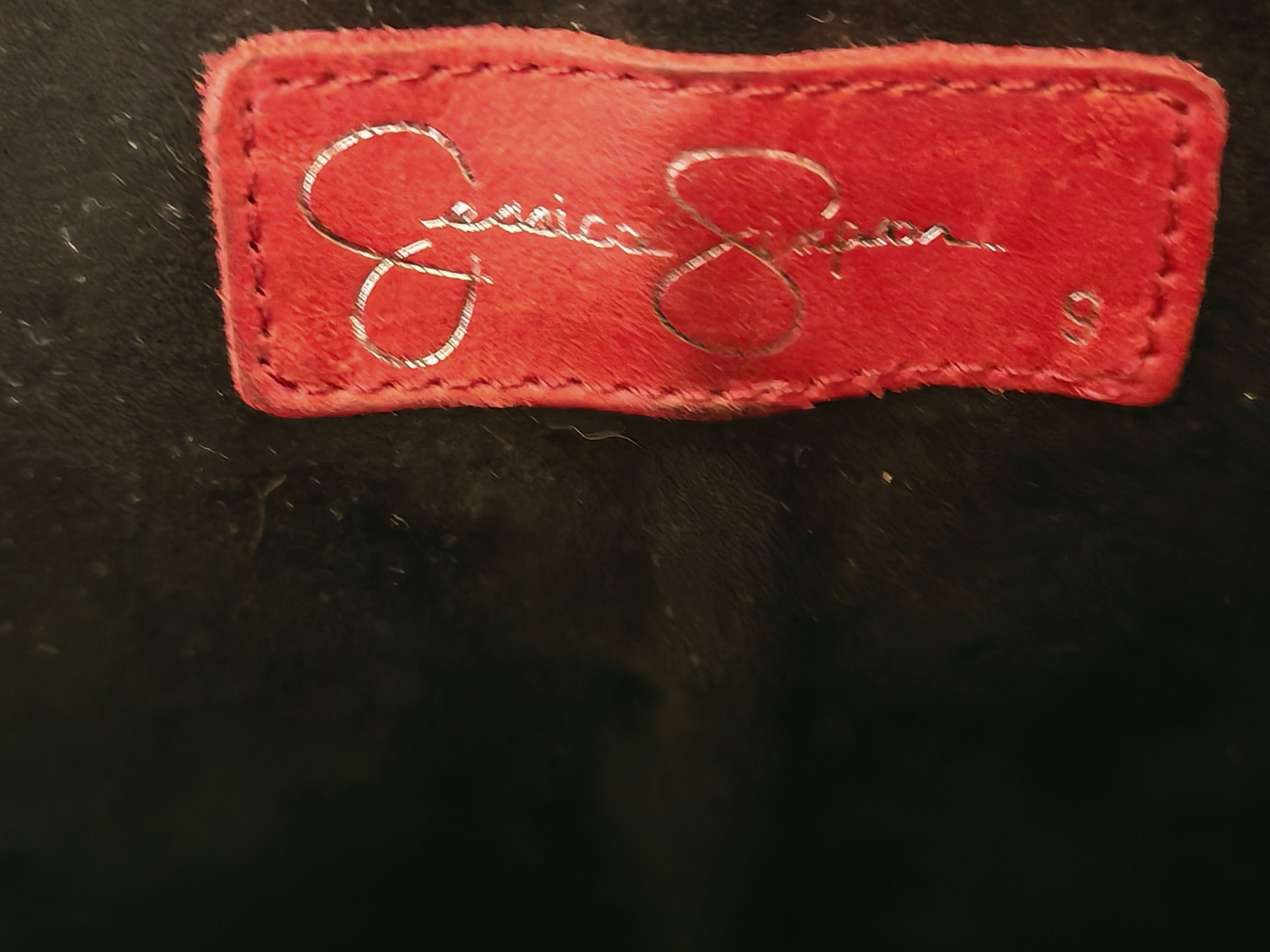 Genuine Leather × Jessica Simpson Jessica Simpson Caralee Women Leather Western Boot Red sz 9M Size US 11.5 / IT 41.5 - 5 Thumbnail