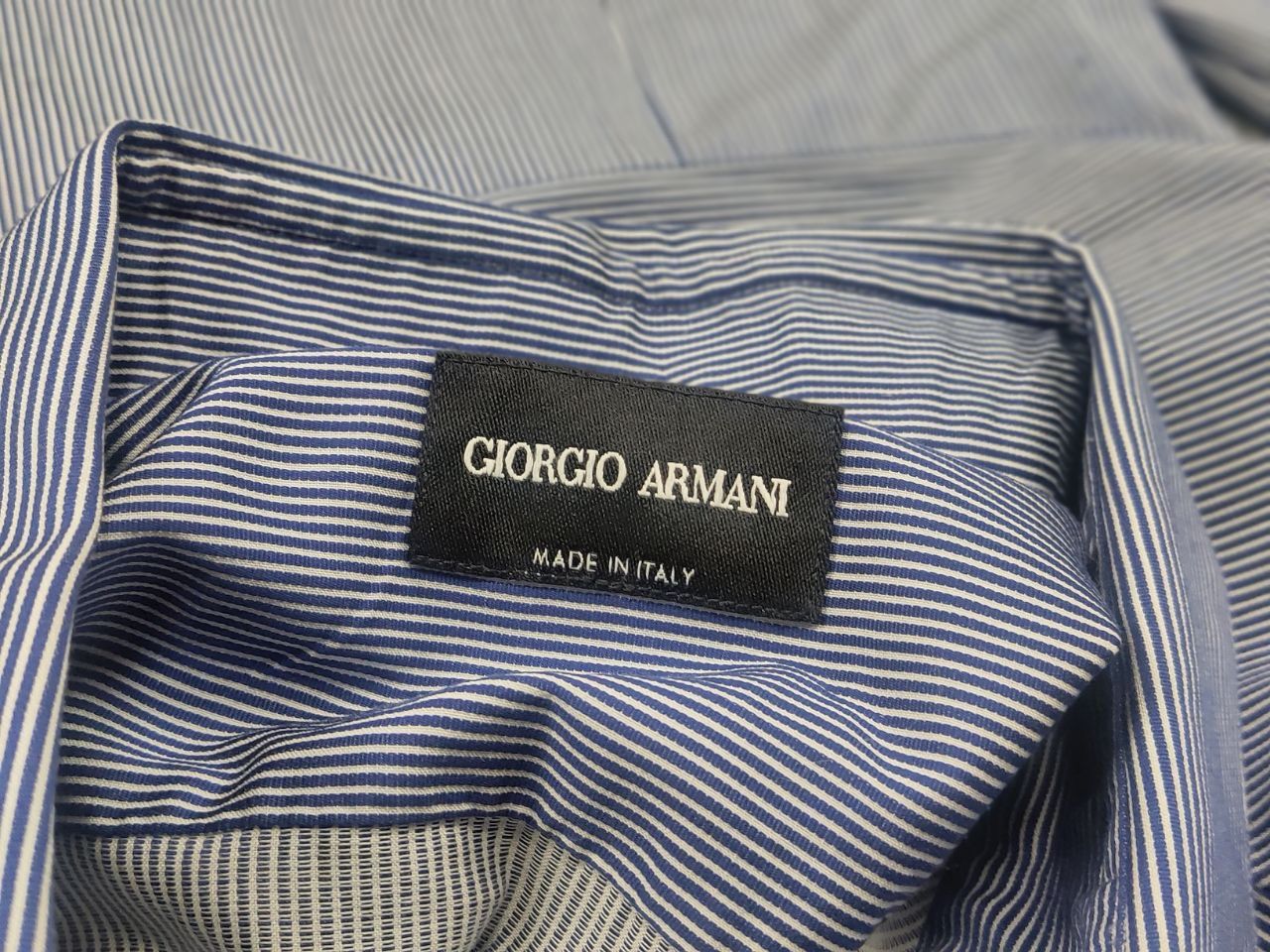 Giorgio Armani Giorgio Armani Italy Design thin stripes Long sleeve shirt Size US M / EU 48-50 / 2 - 13 Thumbnail