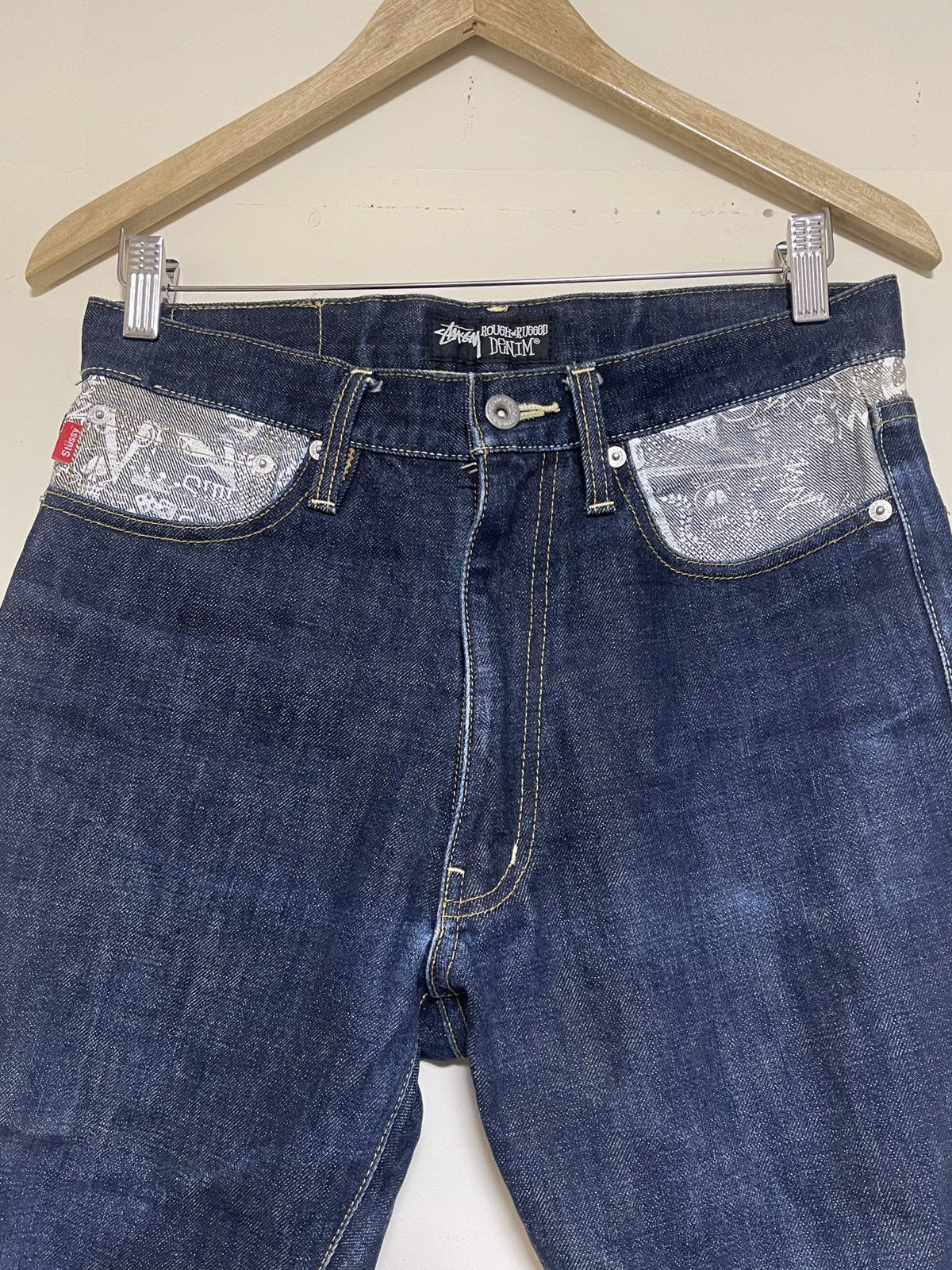 Stussy STUSSY Rough and Rugged Workgear Denim Size US 30 / EU 46 - 5 Thumbnail