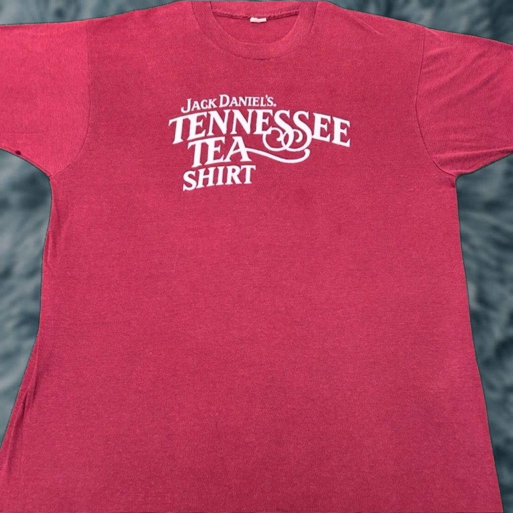 Vintage VINTAGE 80s 90s Jack Daniels Tennessee Tea Whiskey VTG Shirt Mens XL USA Maroon Short Sleeve Tee Adults Mens XL Size US XL / EU 56 / 4 - 1 Thumbnail