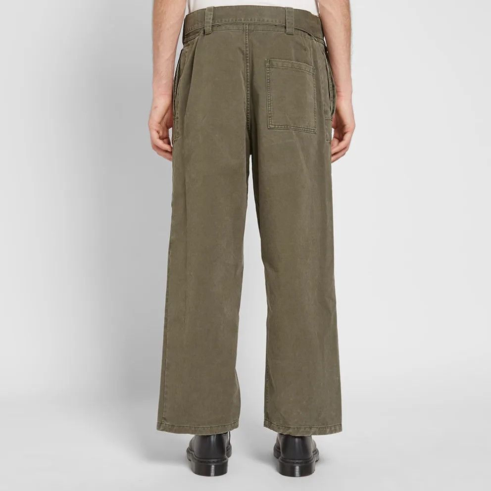 JW Anderson o1mle0125 Front Pocket Fold Trouser in Khaki Size US 40 / EU 56 - 6 Thumbnail