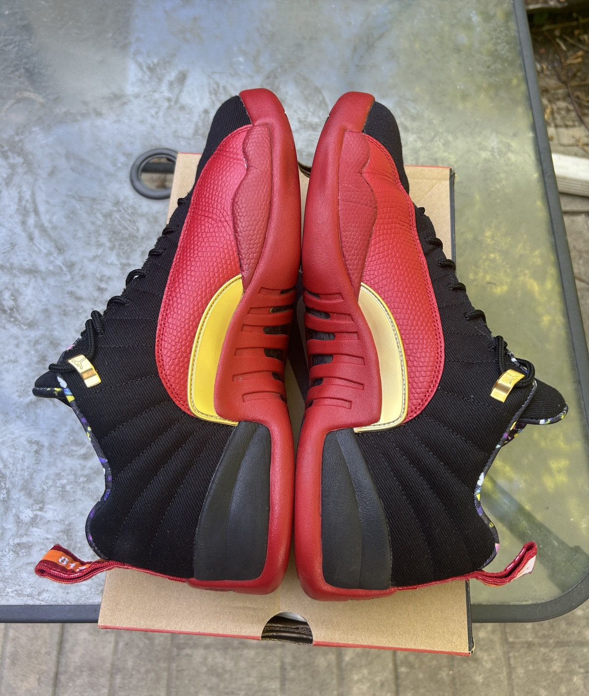 Jordan Brand Air Jordan 12 Retro Low Super Bowl Bred Size US 13 / EU 46 - 4 Thumbnail