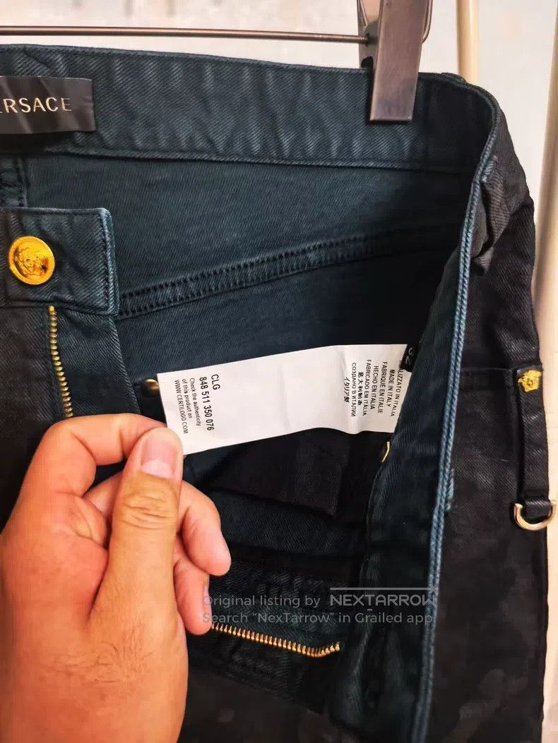 Versace Versace Black dull jeans Size US 32 / EU 48 - 9 Thumbnail