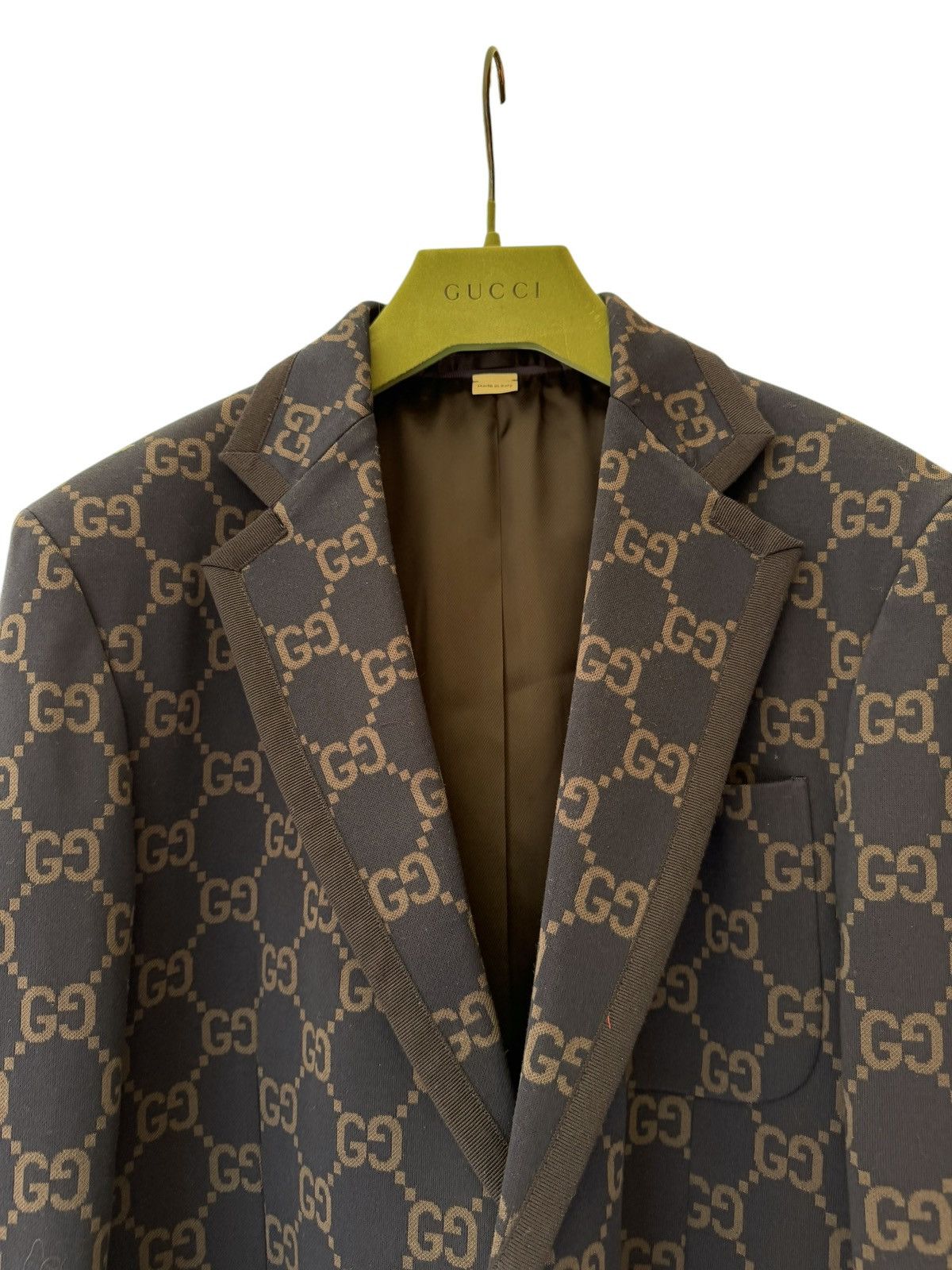 Gucci Gucci GG Jacquard Monogram Blazer Jacket Size US L / EU 52-54 / 3 - 3 Thumbnail