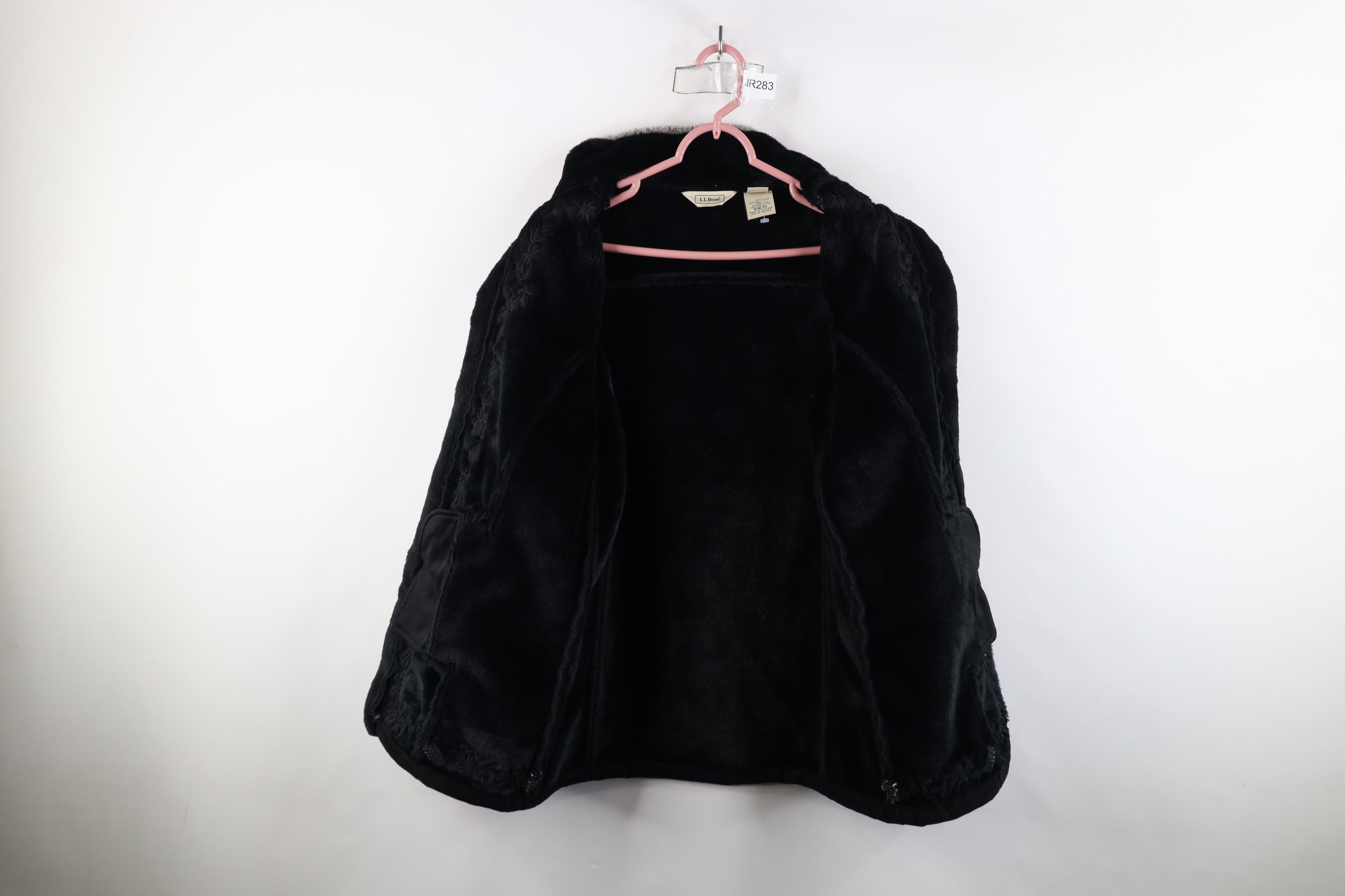 L.L. Bean × Vintage Vintage LL Bean Flower Pennylane Plush Jacket Black Size M / US 6-8 / IT 42-44 - 13 Thumbnail