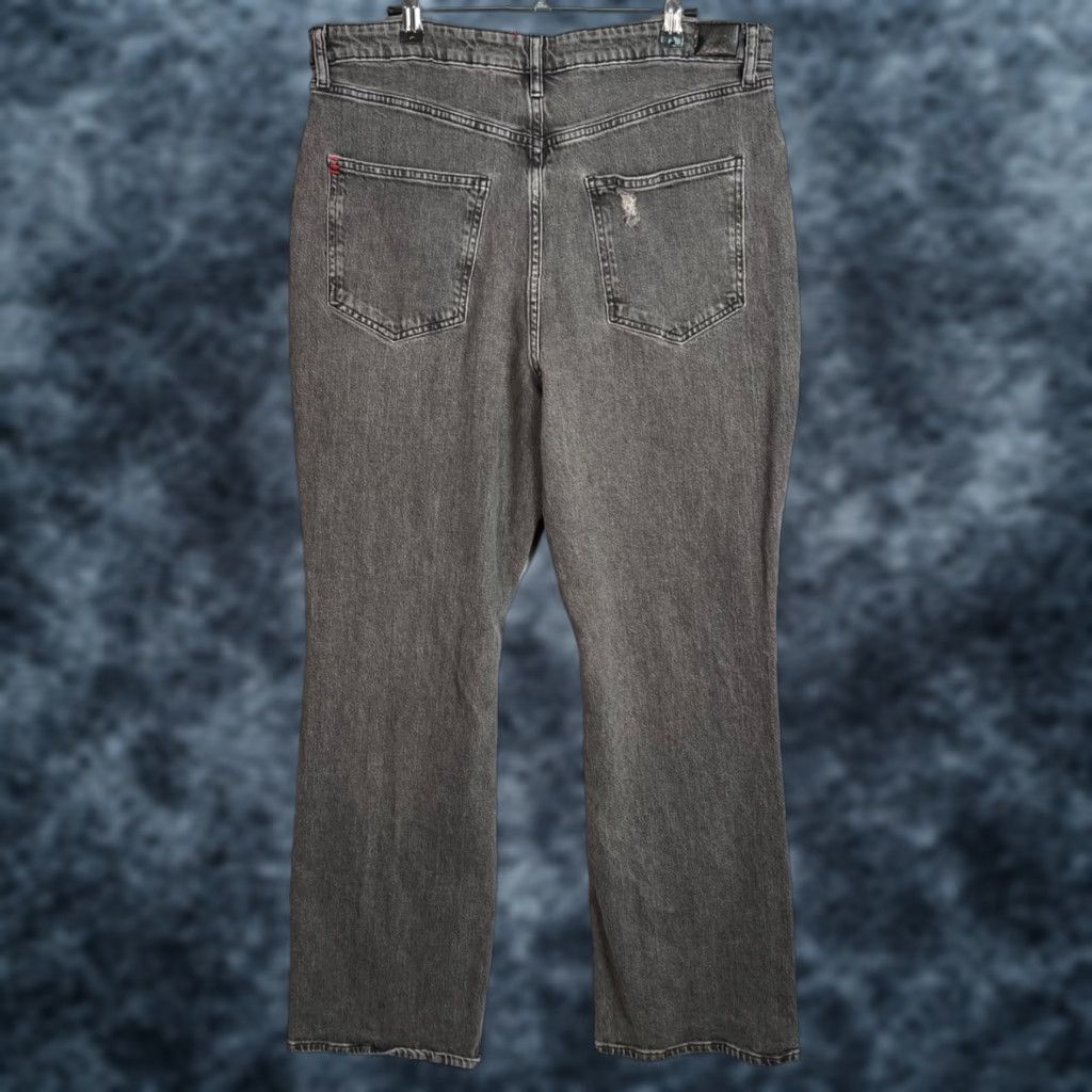 Bdg BDG Urban Outfitters Gray Distressed High-Rise Flare Jeans Womens Size 34 Size 24" / US 00 / IT 34 - 1 Thumbnail