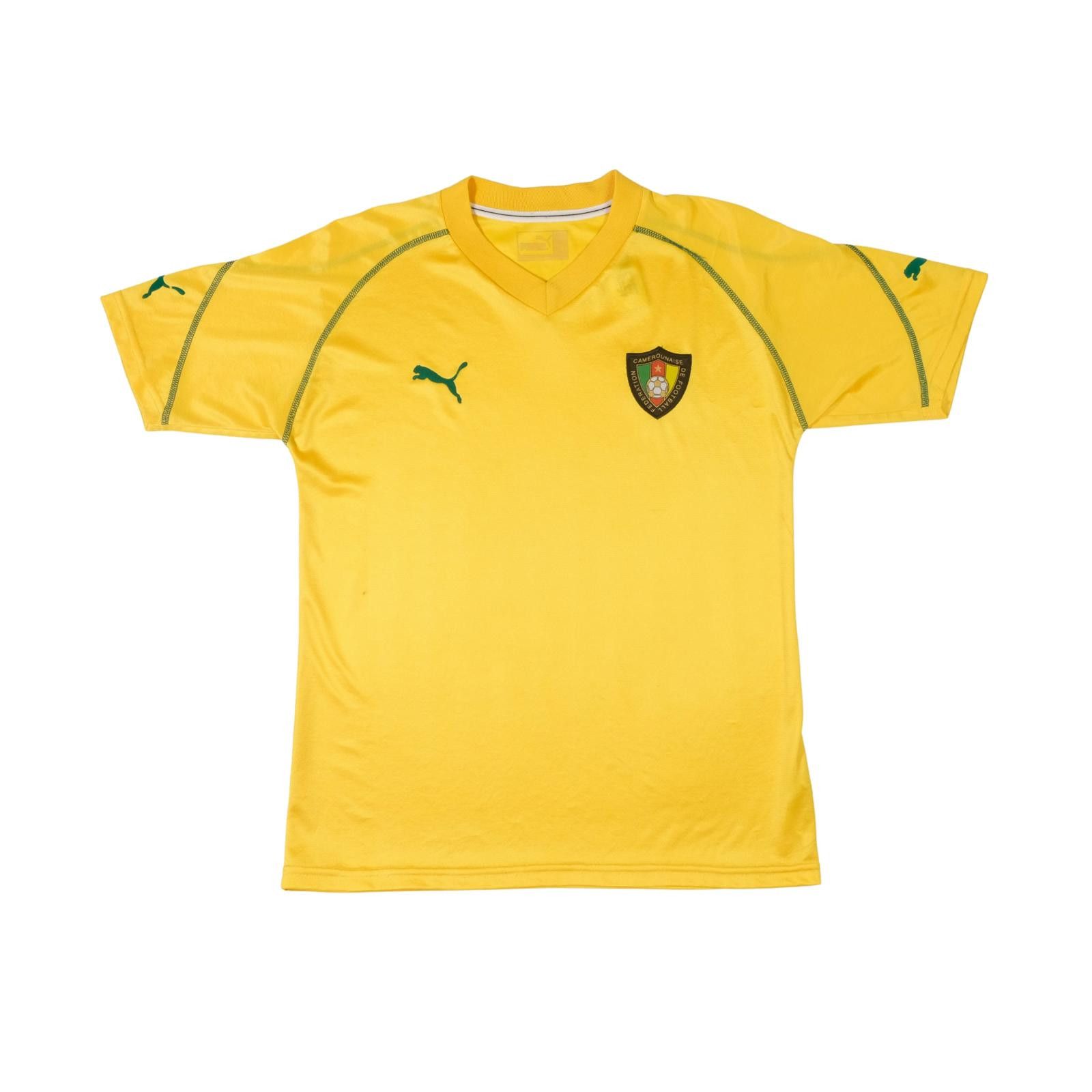 Puma 2000/02 Cameroon Training Shirt (M/L) Size US M / EU 48-50 / 2 - 1 Thumbnail