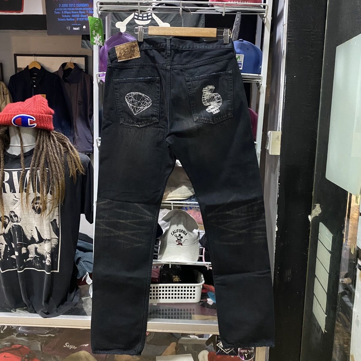Billionaire Boys Club Billionaire Boys Club denim jeans distressed black Size US 34 / EU 50 - 1 Thumbnail