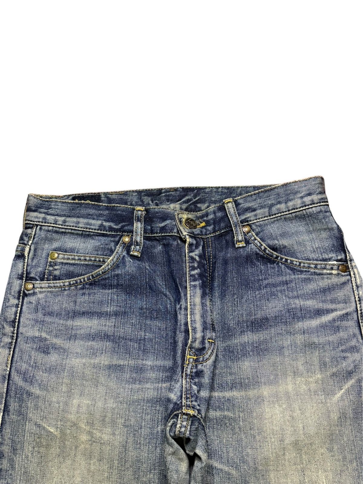 Japanese Brand × Lee Vintage Lee Sick Mud Wash Distressed Bootcut Flare Jeans Size US 29 - 4 Thumbnail