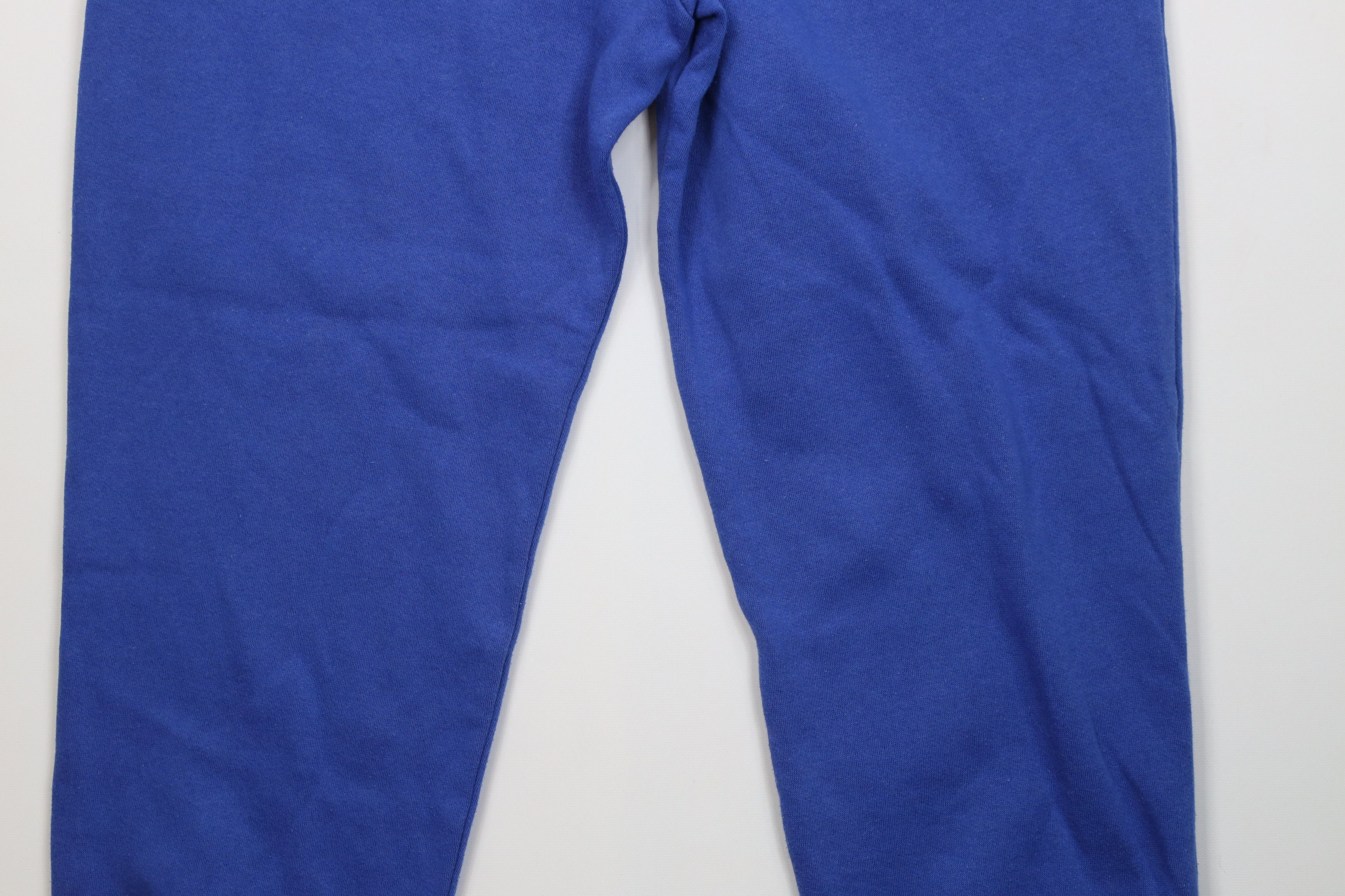 Express Vintage 90s Express Cuffed Sweatpants Joggers Royal Blue Size 29" - 13 Thumbnail