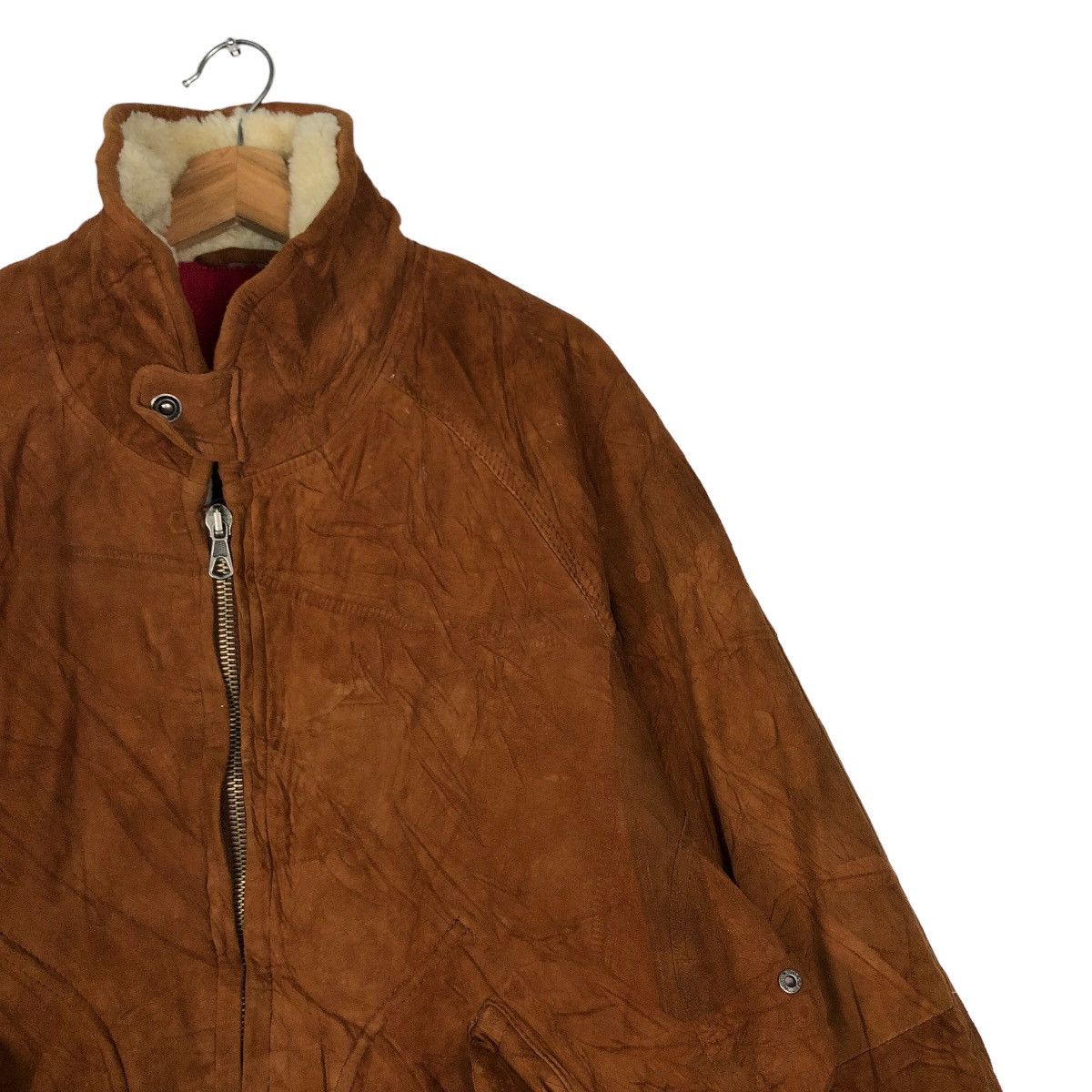 Japanese Brand 🔥Vera Pelle Real Leather Biker Jacket Harry & Moore Italy Size US M / EU 48-50 / 2 - 6 Thumbnail