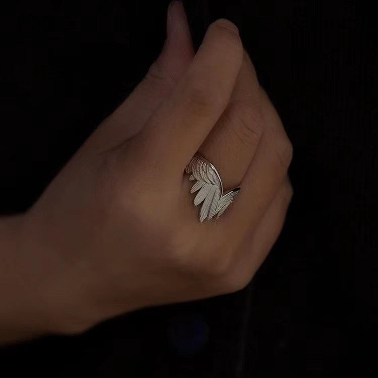 Jewelry Trendy Open-Style Wing Ring Size ONE SIZE - 3 Thumbnail