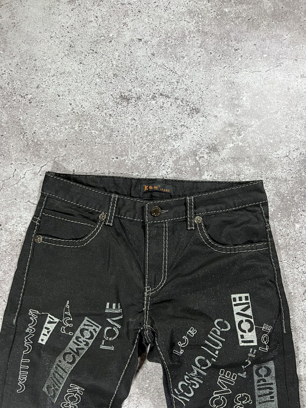 Japanese Brand Avant Garde Kosmo Lupo Jeans Japanese Style Size US 31 - 6 Thumbnail