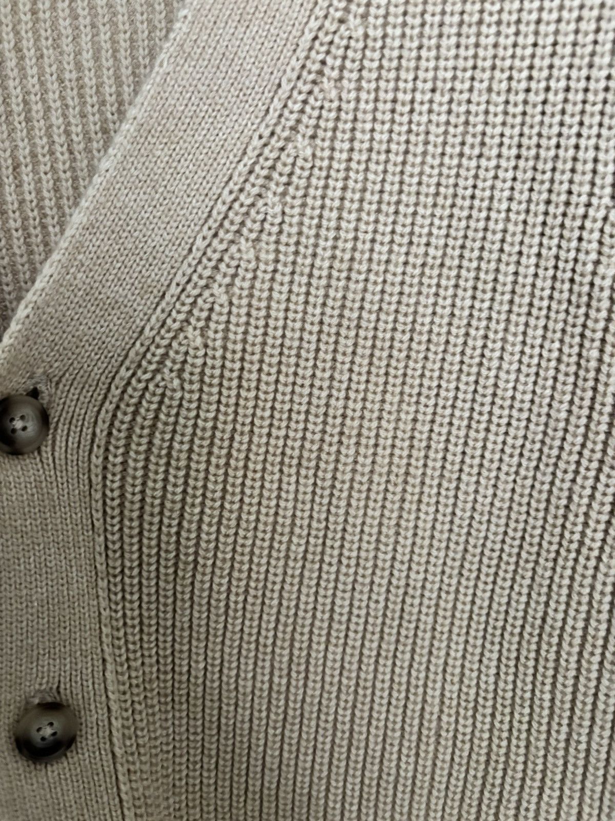 Uniqlo UNIQLO Textured Knit Cardigan – Minimalist Waffle Sweater Size US S / EU 44-46 / 1 - 3 Thumbnail