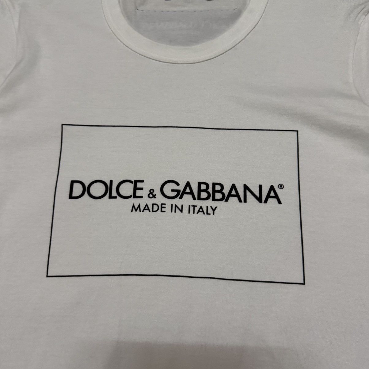 Dolce & Gabbana Dolce & Gabbana Made in Italy Big Logo T Shirt Size US S / EU 44-46 / 1 - 5 Thumbnail