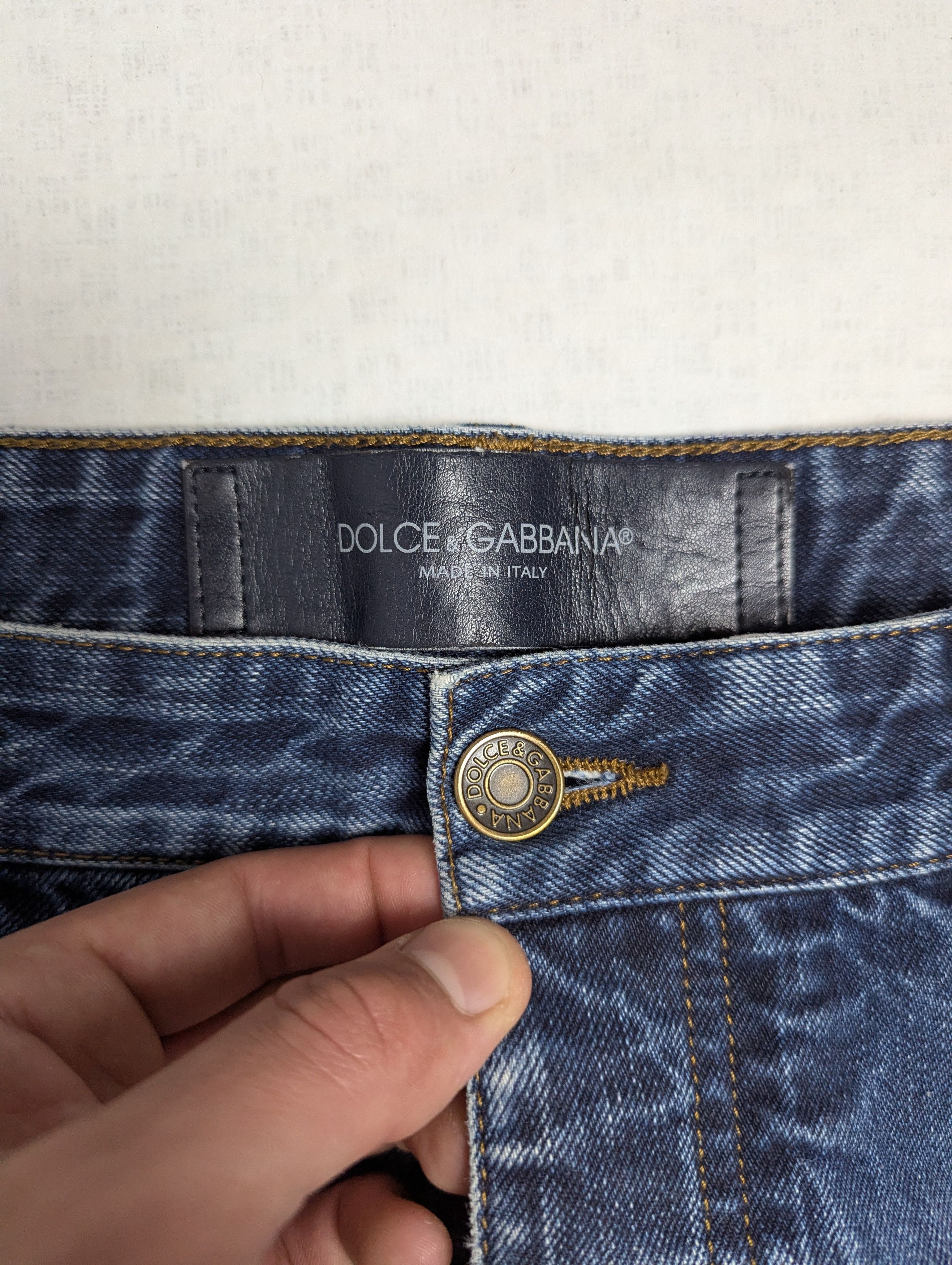 Dolce & Gabbana × Vintage Vintage Dolce & Gabbana Luxury Denim Jeans Size US 36 / EU 52 - 5 Thumbnail