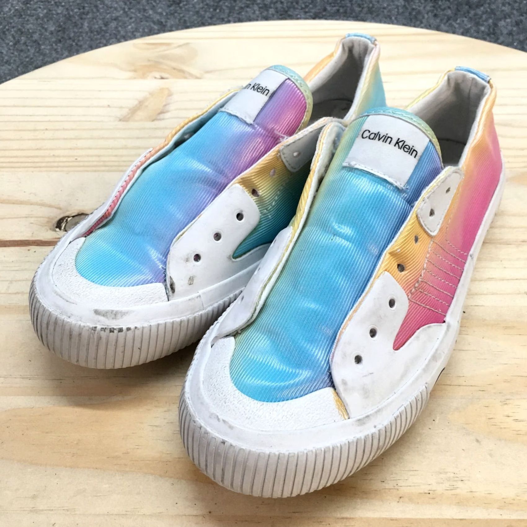 Calvin Klein Calvin Klein Shoes Womens 5.5 M Clauri Low Top Sneakers Multicolor Round Toe - Casual Sneaker for Women Size M / US 6-8 / IT 42-44 - 3 Thumbnail
