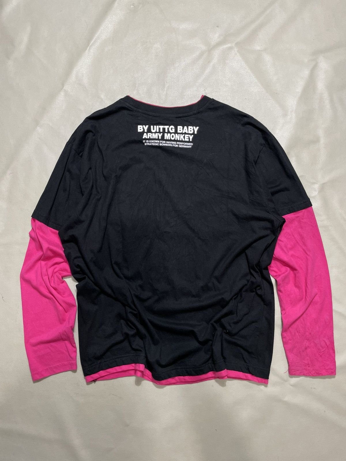 Hysteric Glamour Amry Monkey Long sleeve double layer playboi carti style Size US XL / EU 56 / 4 - 4 Thumbnail