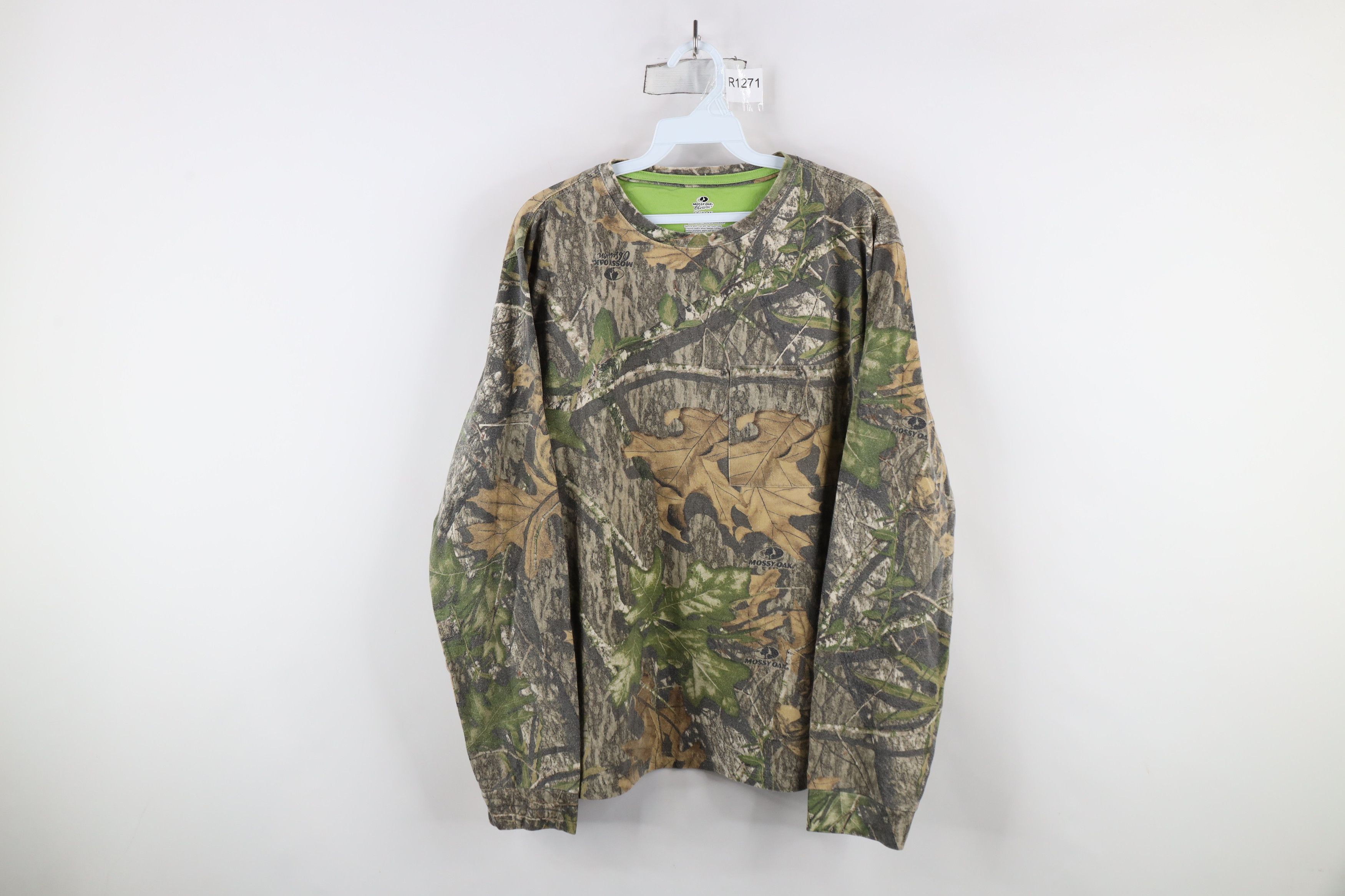 Vintage Vintage Y2K Streetwear Mossy Camouflage Long Sleeve T-Shirt Size US L / EU 52-54 / 3 - 1 Thumbnail
