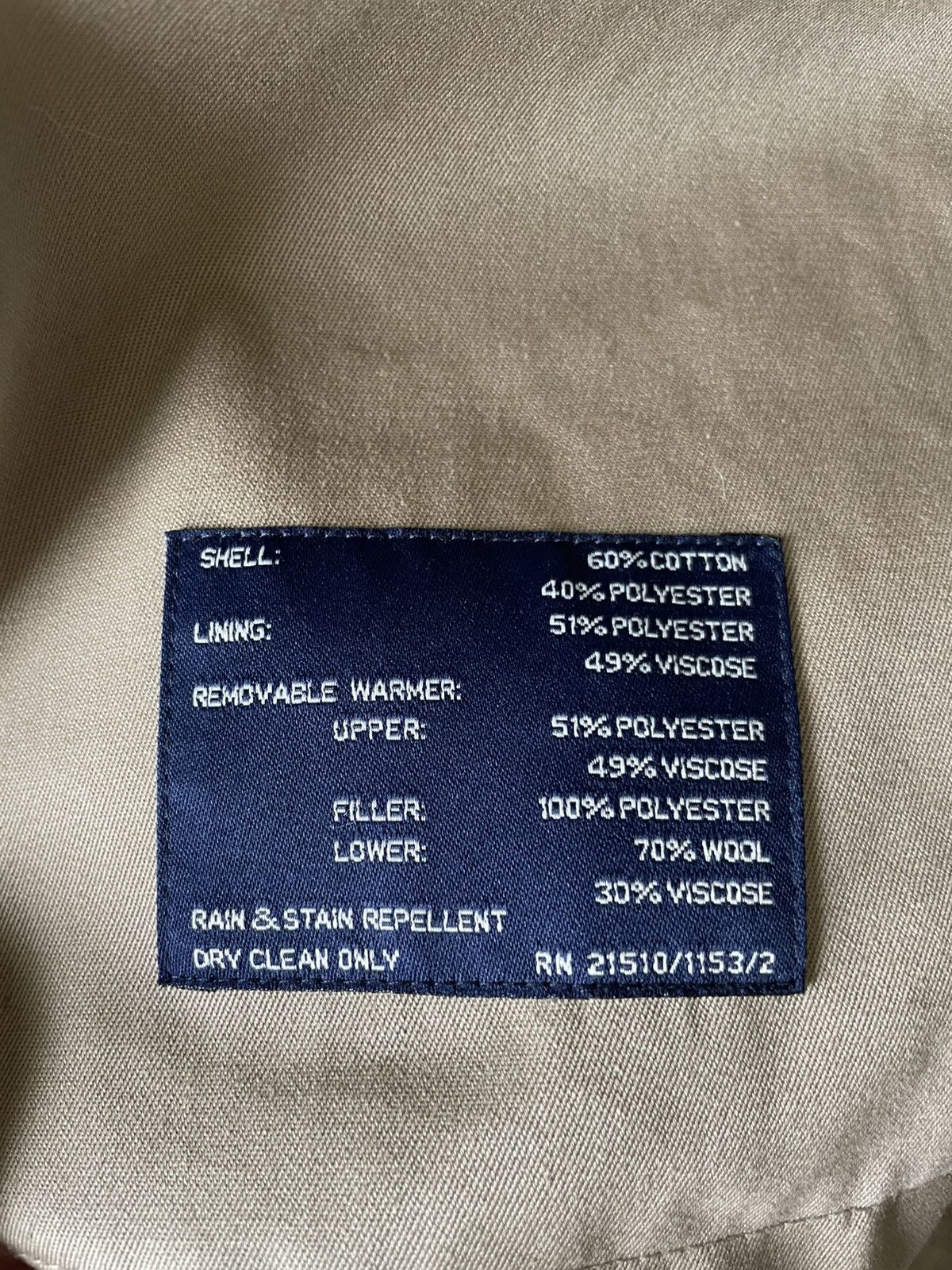 Hart Schaffner Marx Men’s Trench Coat Size US L / EU 52-54 / 3 - 5 Thumbnail