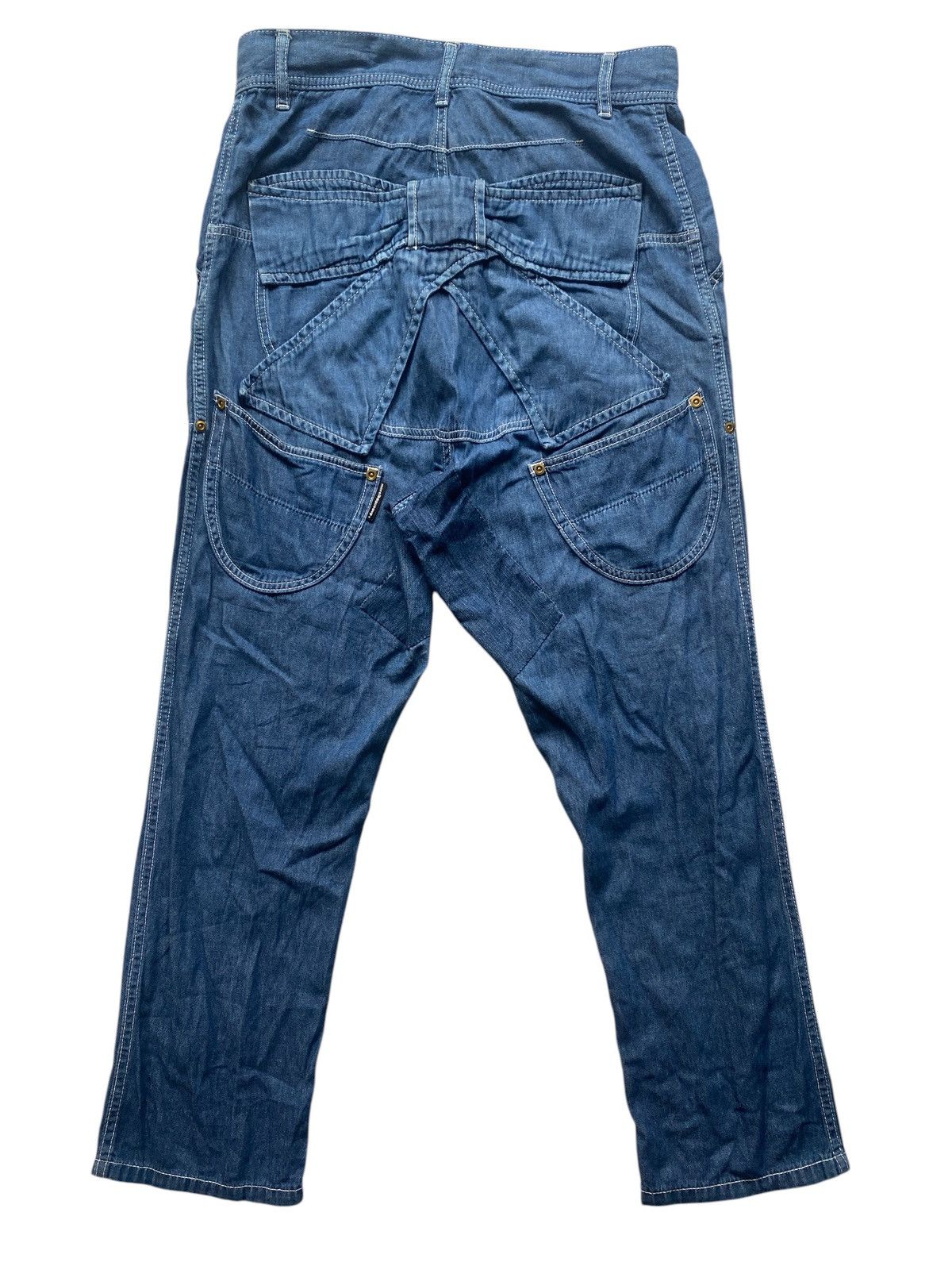 Issey Miyake × Tete Homme × mercibeaucoup Tete Homme Issey miyake jeans Mercibeaucoup Size US 32 / EU 48 - 2 Thumbnail