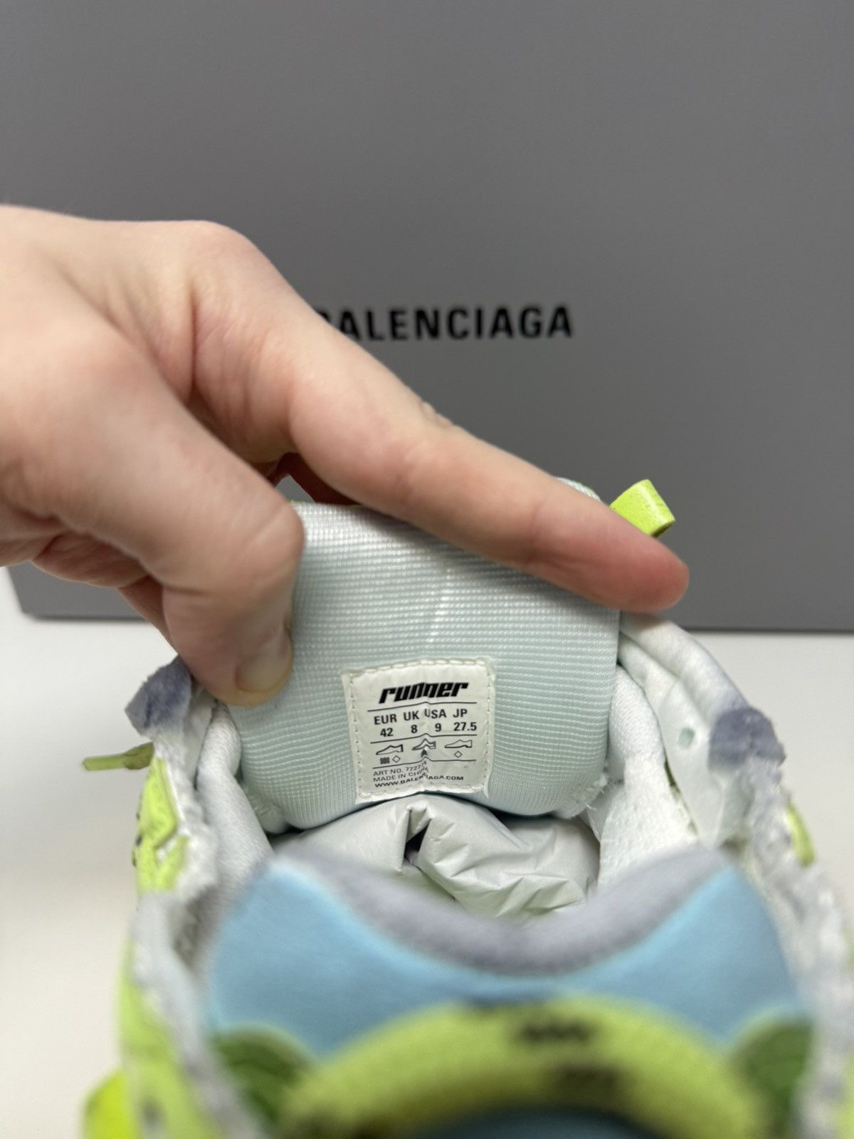 Balenciaga Balenciaga Marathon Runner Sneaker Yellow Unreleased Demna Size US 9 / EU 42 - 7 Thumbnail