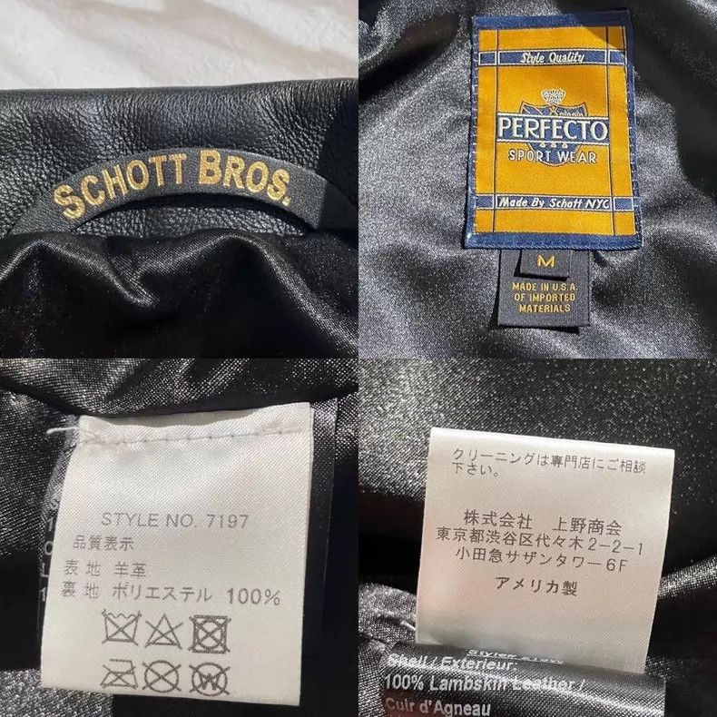Schott Schott Sheepskin locomotive leather coat Size US M / EU 48-50 / 2 - 8 Thumbnail