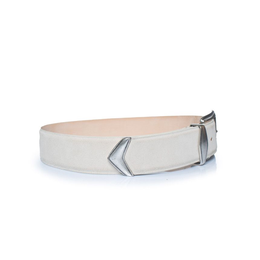 Iro IRO, white suede belt Size ONE SIZE - 4 Thumbnail