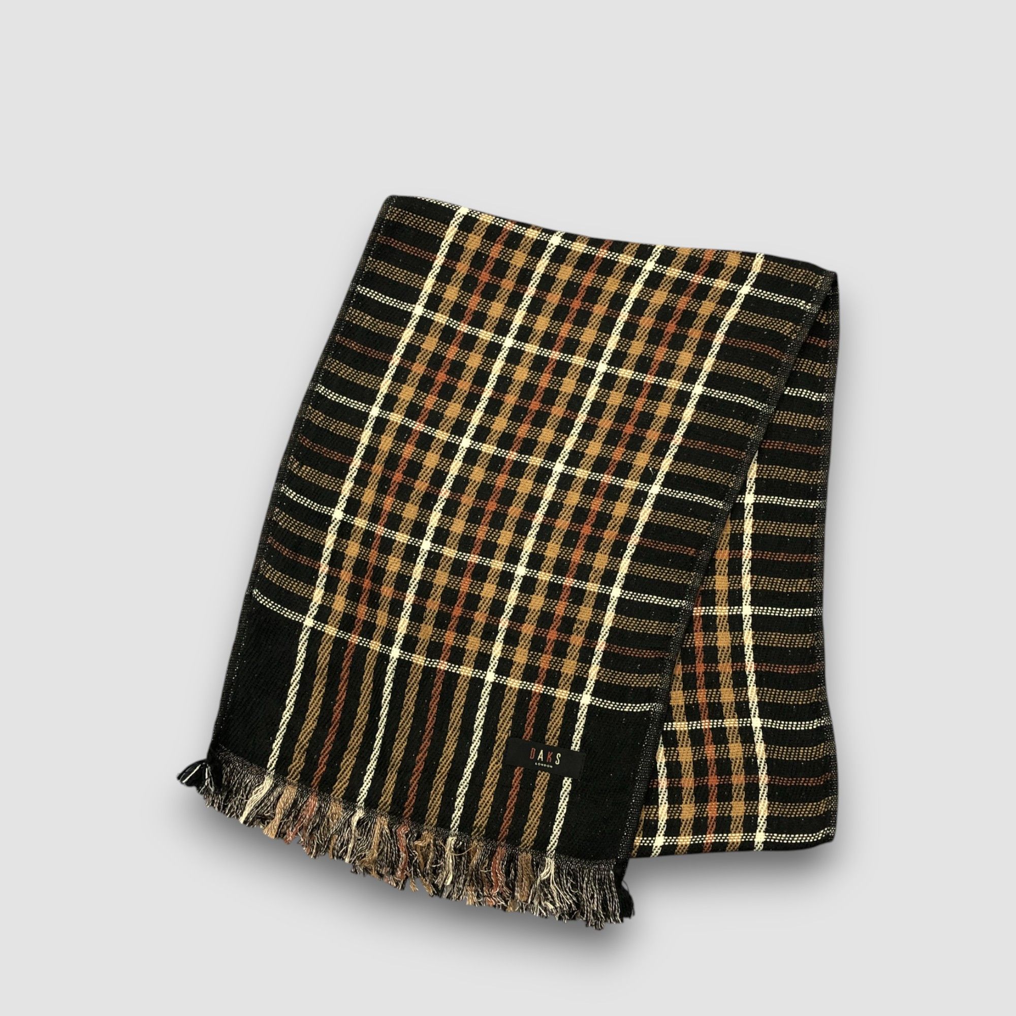 DAKS Vintage DAKS London Scarf Muffler Wool Neckwear Winter Size ONE SIZE - 2 Thumbnail
