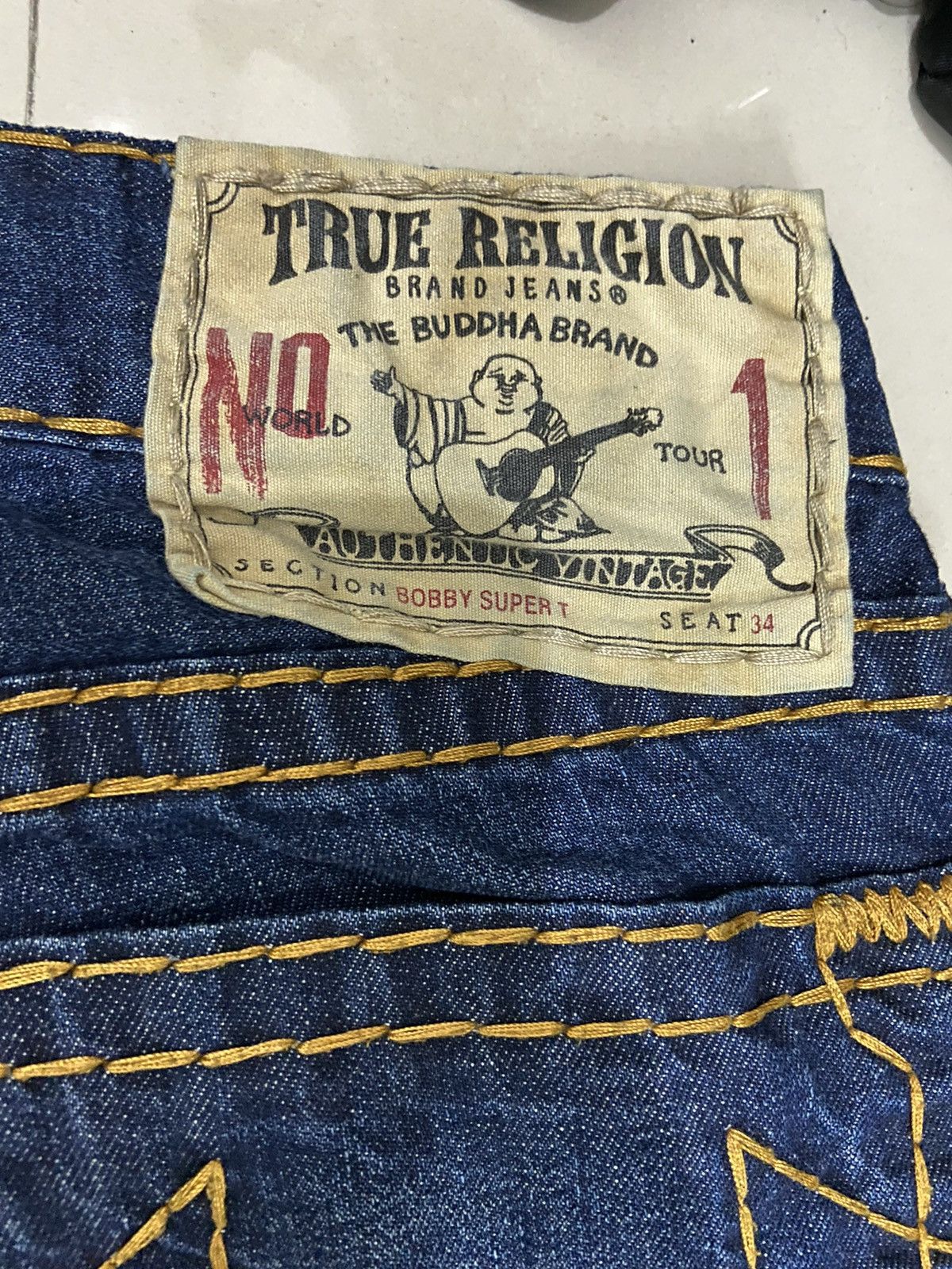 20471120 × Japanese Brand × True Religion True Religion No 1 BOBBY SUPER T Chain Stitch Denim Size US 30 / EU 46 - 5 Thumbnail