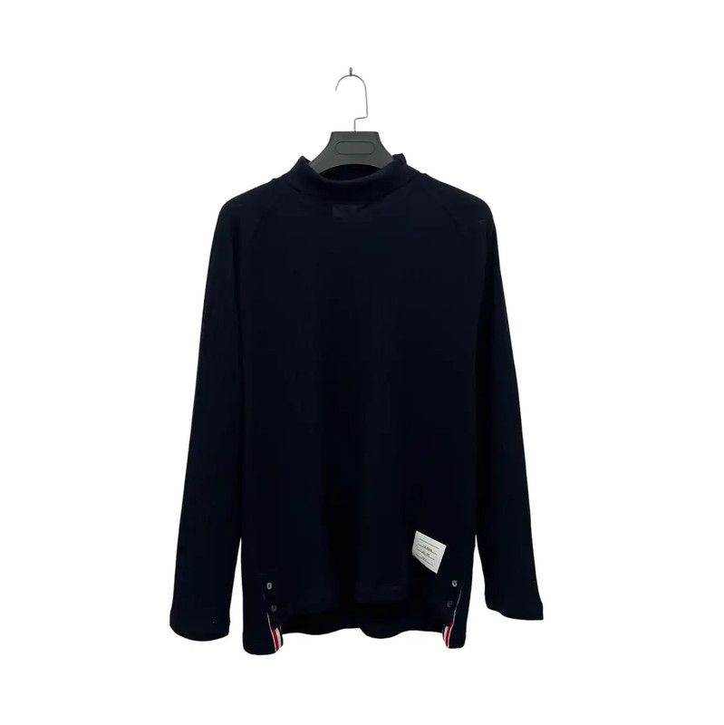 Thom Browne Thom Browne Women's Wool Pullover in Navy 0089 Size ONE SIZE - 1 Thumbnail