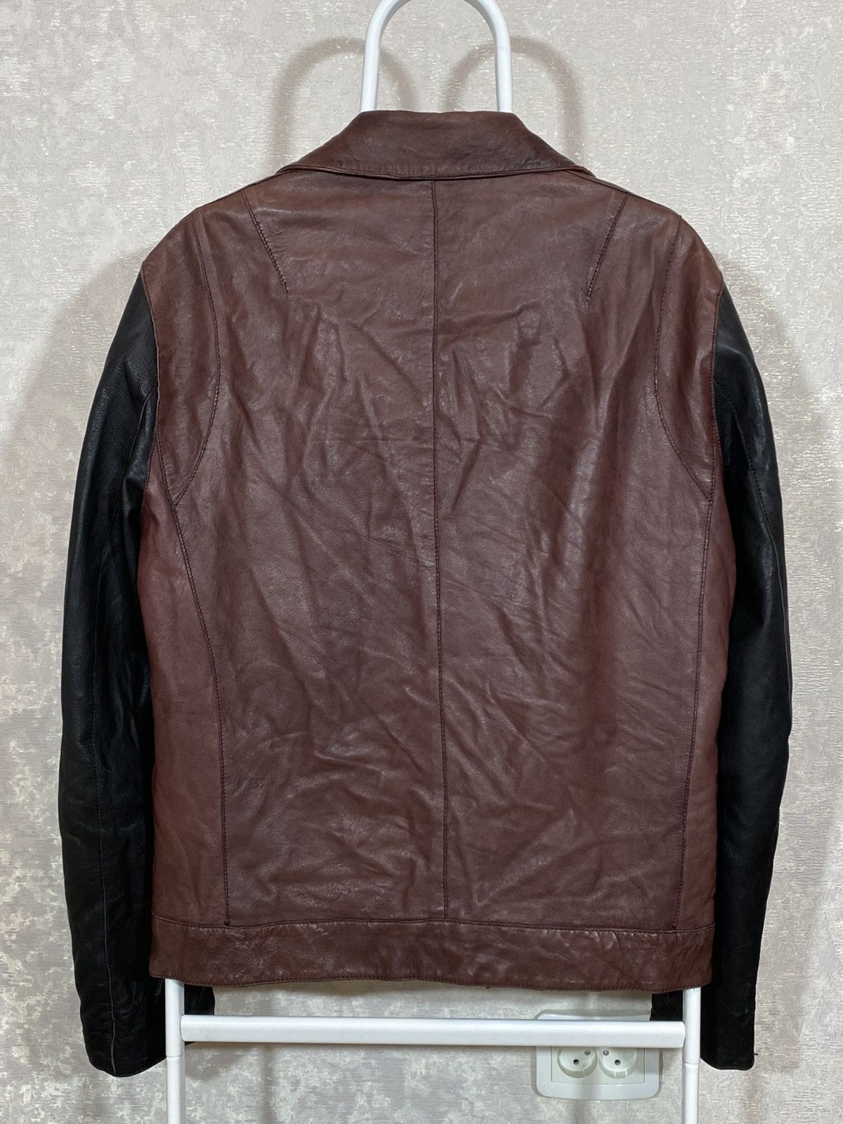 Allsaints × Diesel Allsaints Men Leather Jacket Size US M / EU 48-50 / 2 - 7 Thumbnail