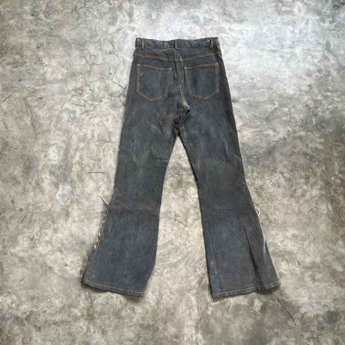 Tornado Mart 2000s Unbrand Tornado Style Flare Lace Pants Size US 28 / EU 44 - 2 Thumbnail