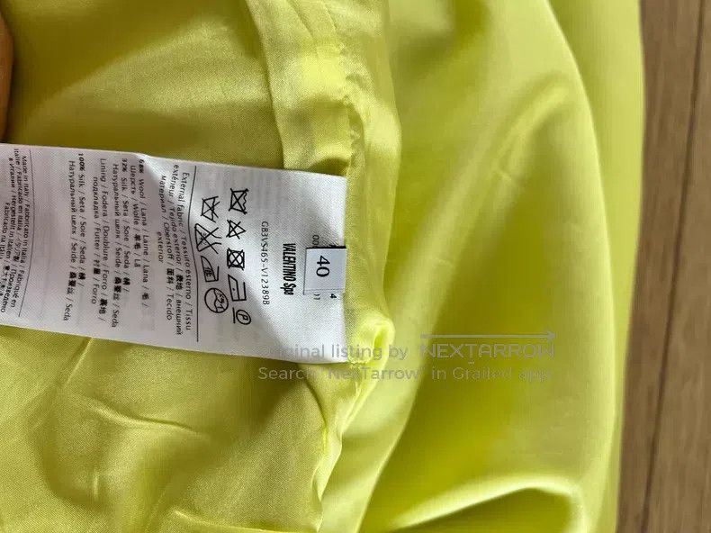 Valentino Valentino Yellow sleeveless dress Size L / US 10 / IT 46 - 6 Thumbnail