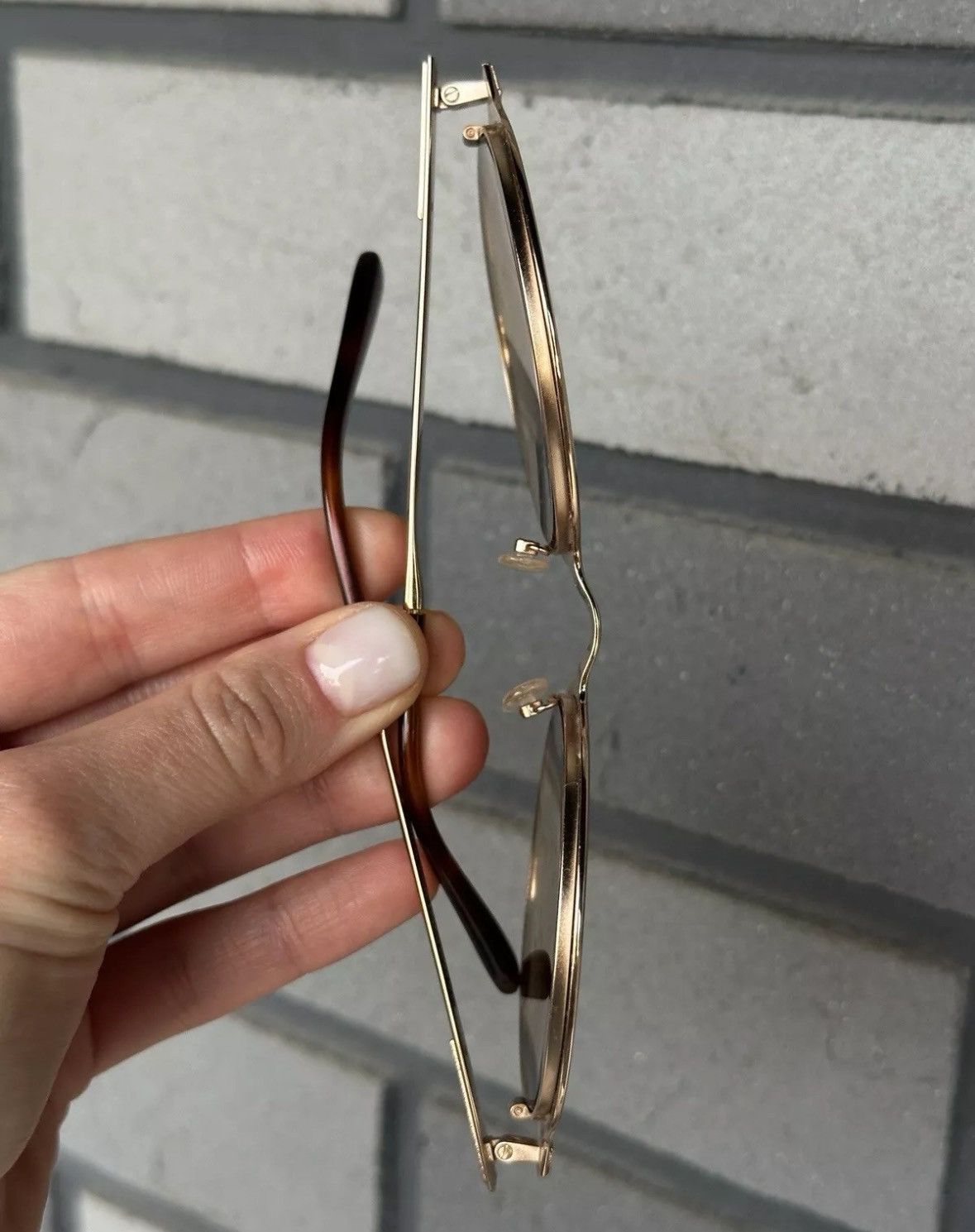 Tom Ford Tom Ford Ava-02 Gold Frame Women’s Round Sunglasses Size ONE SIZE - 10 Thumbnail