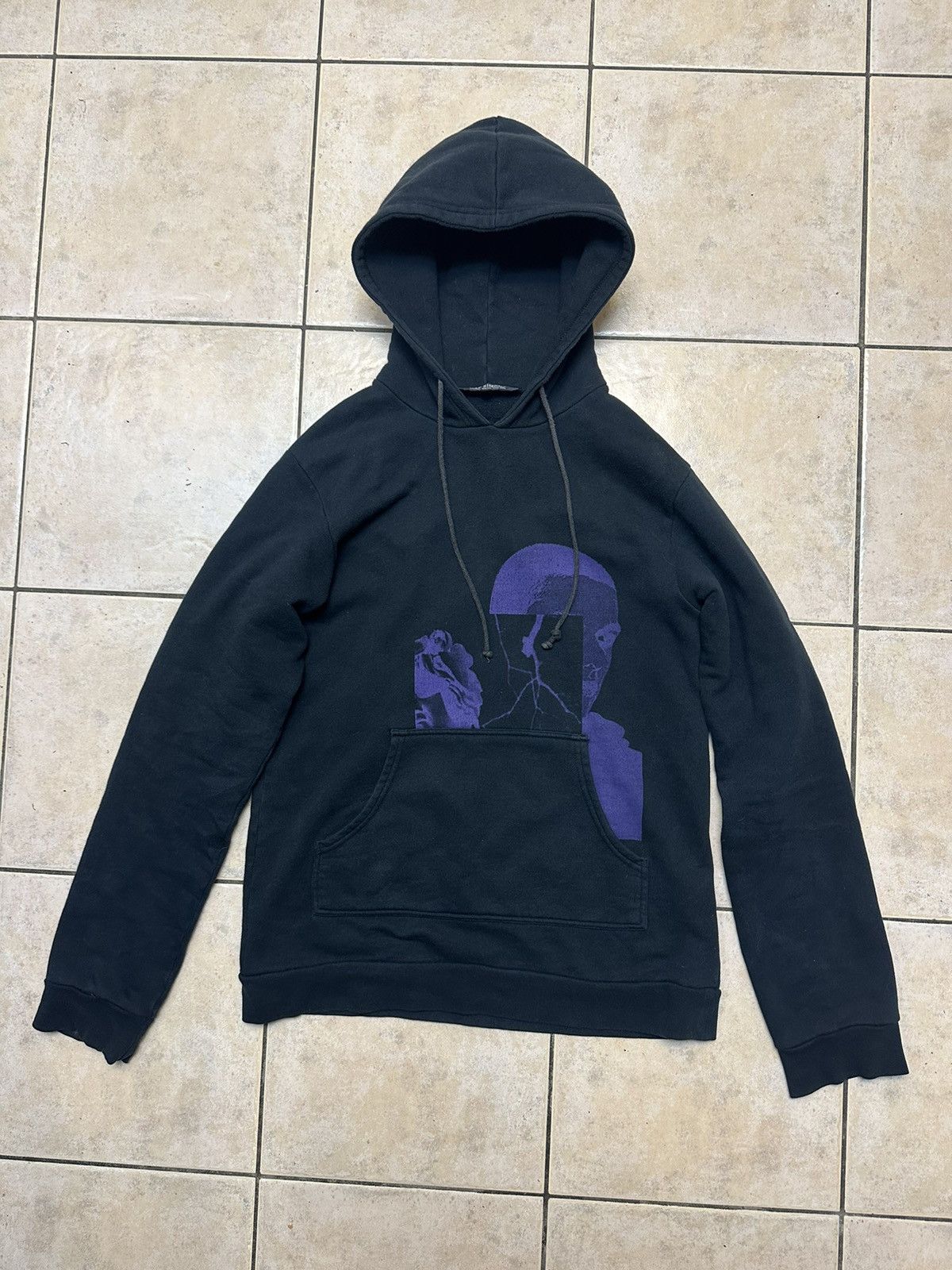 Pre-owned Raf Simons History Of My World Poltergeist Hoodie In Black