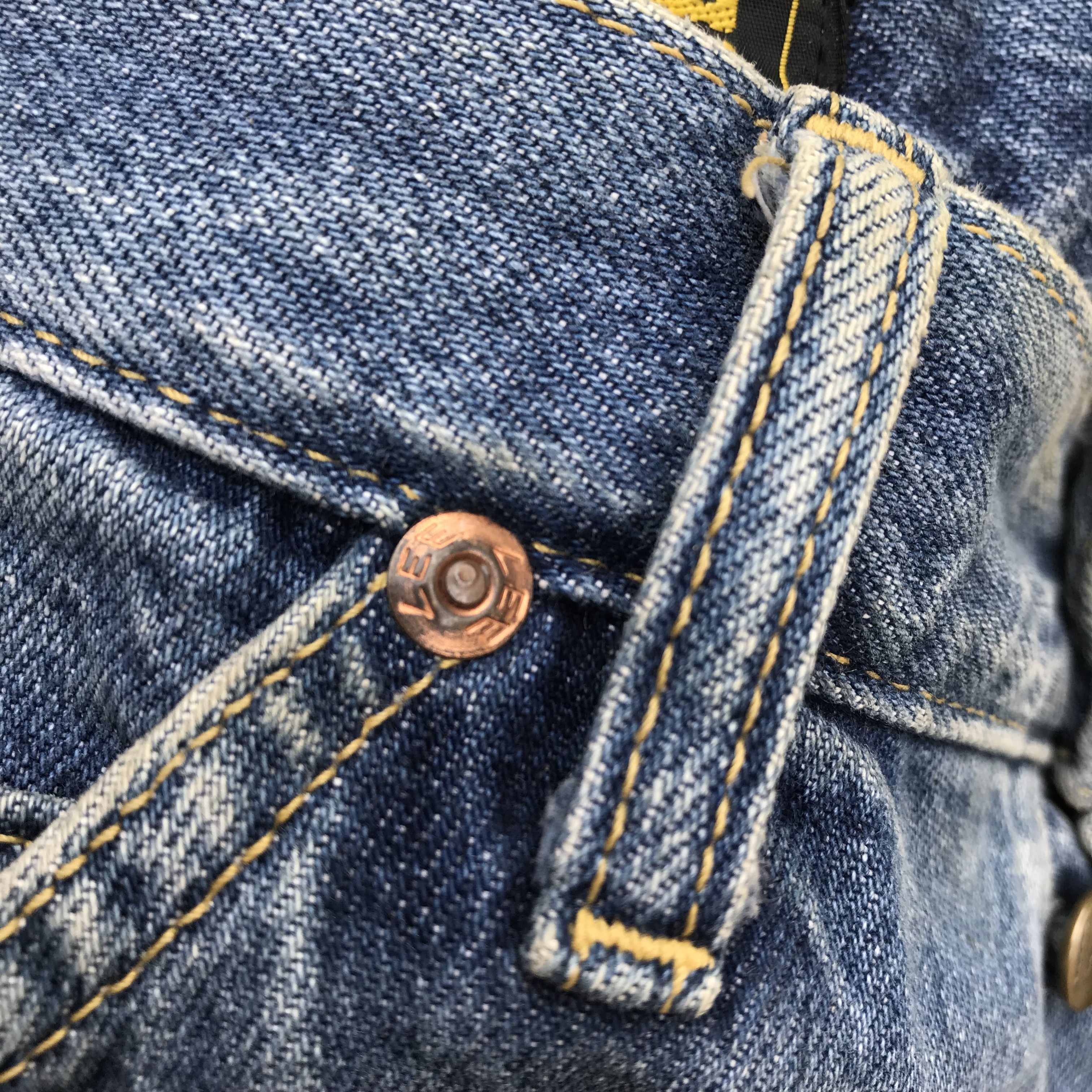 Lee × Union LA × Vintage Vintage Lee riders X Edwin sanforized union made jeans butto Size US 31 - 8 Thumbnail