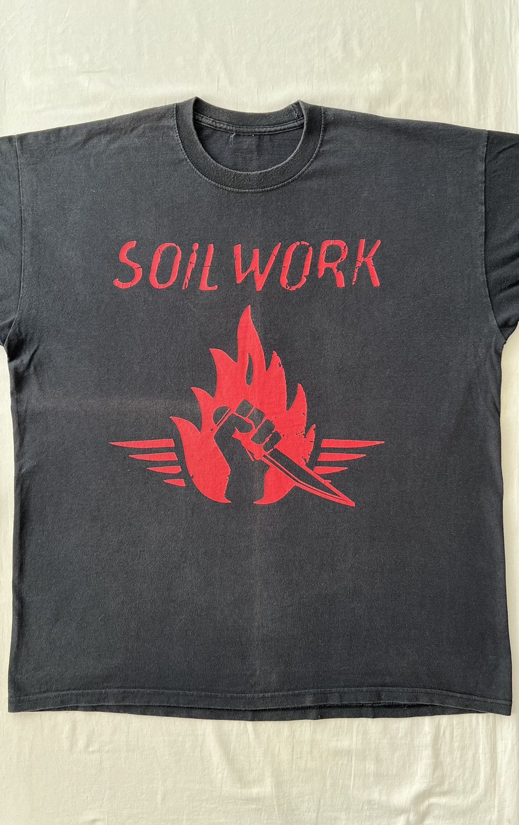 Band Tees Vintage 2005 Soilwork Stabbing the Drama Death Metal Band Size US XL / EU 56 / 4 - 4 Thumbnail