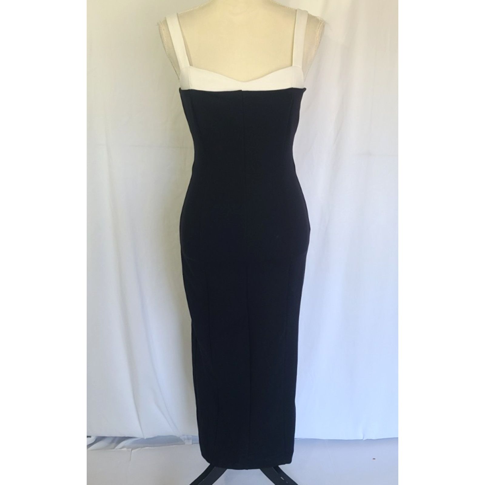 Christian Lacroix Christian Lacroix Black Fitted Midi Dress XS 90s Y2K Size XS / US 0-2 / IT 36-38 - 1 Thumbnail