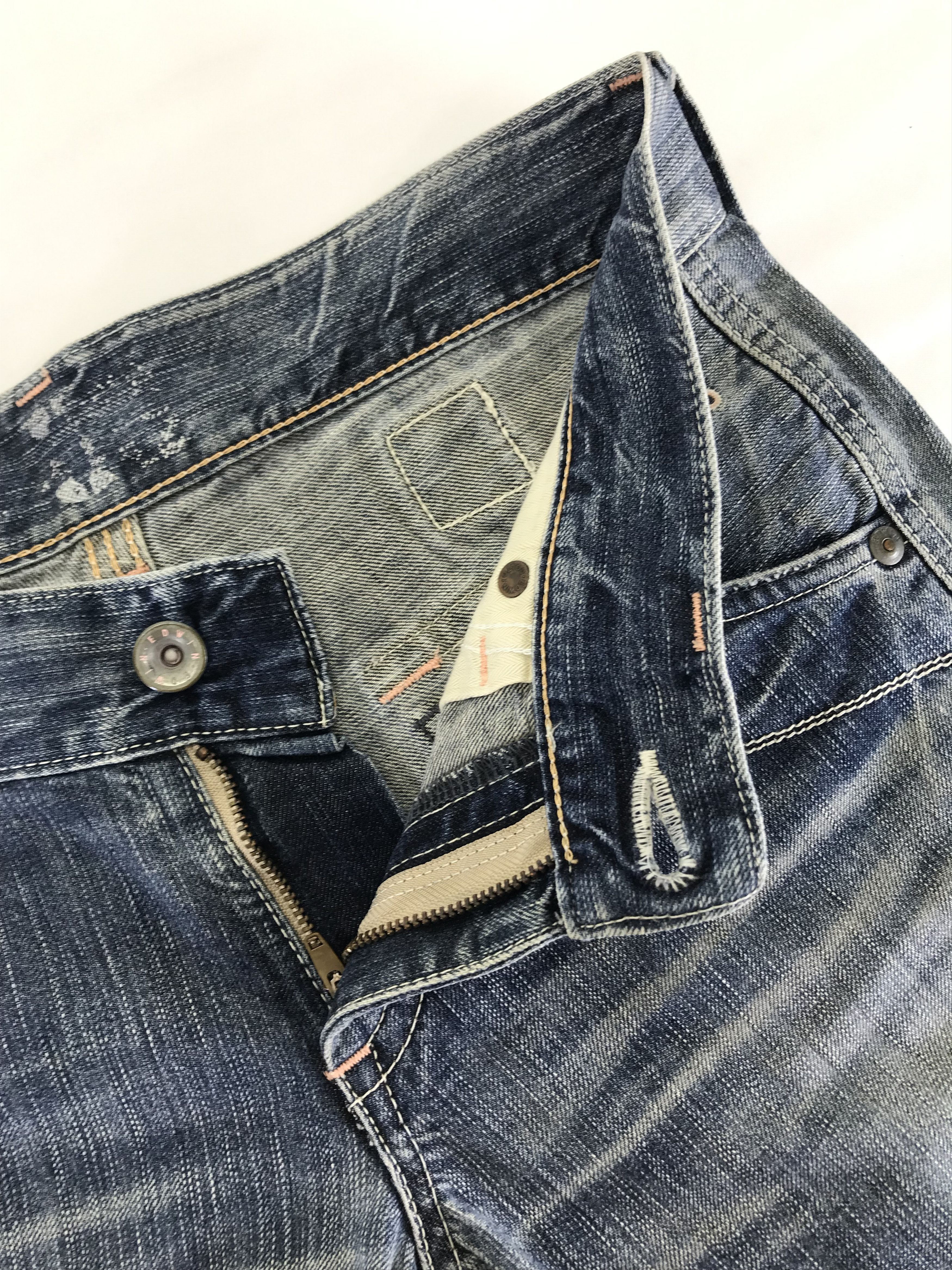 Edwin Vintage Edwin 503 Buckle Back Flare Jeans Size US 31 - 9 Thumbnail