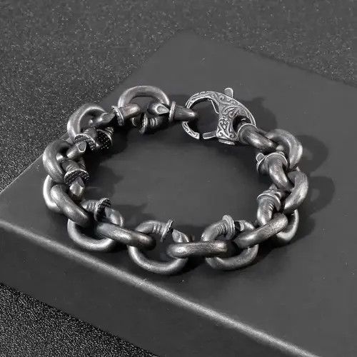 Jewelry Heavy Chain Bracelet Size ONE SIZE - 1 Thumbnail