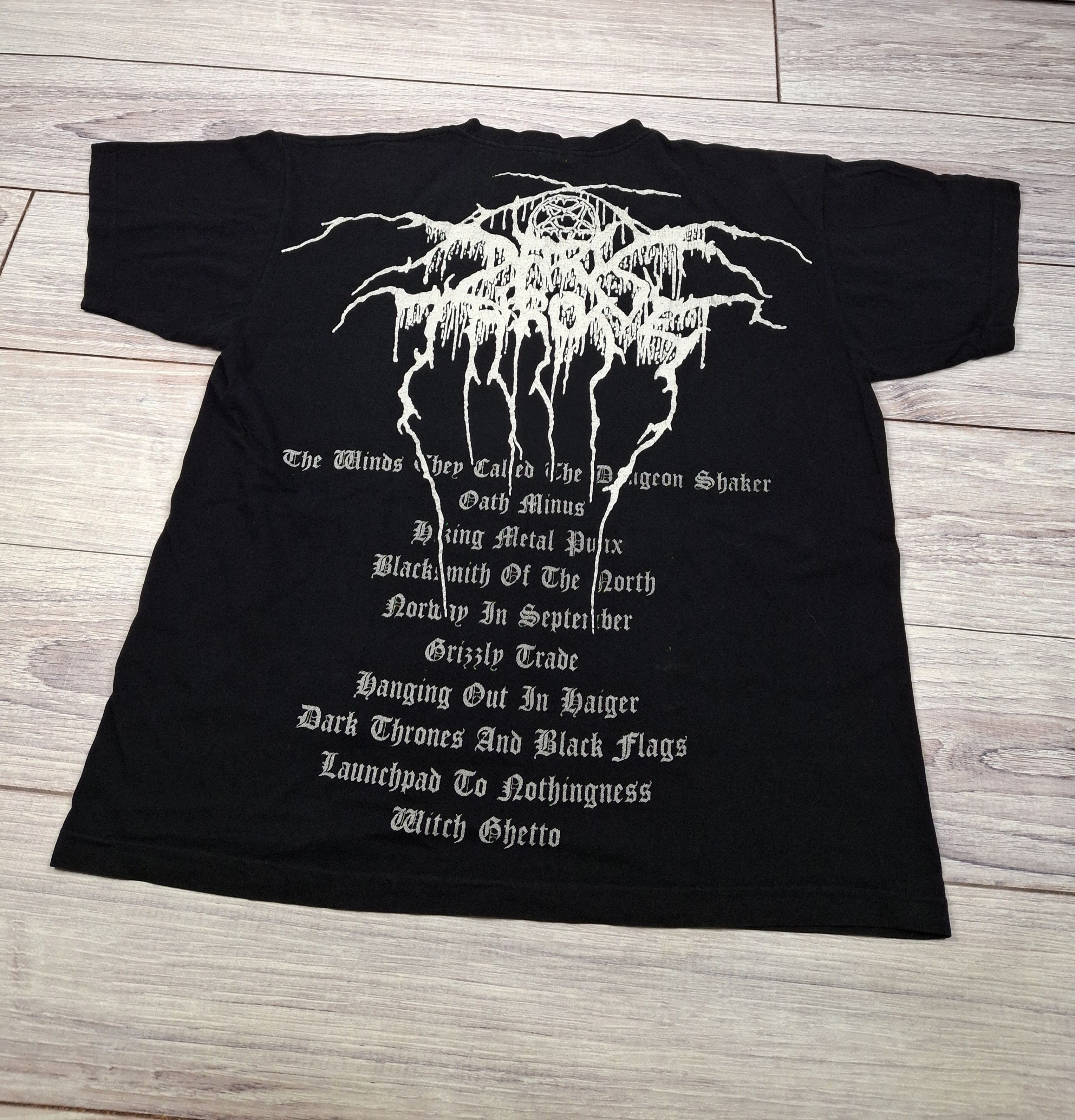 Band Tees × Vintage Darkthrone black metal vintage tee mayhem burzum drudkh Size US M / EU 48-50 / 2 - 5 Thumbnail