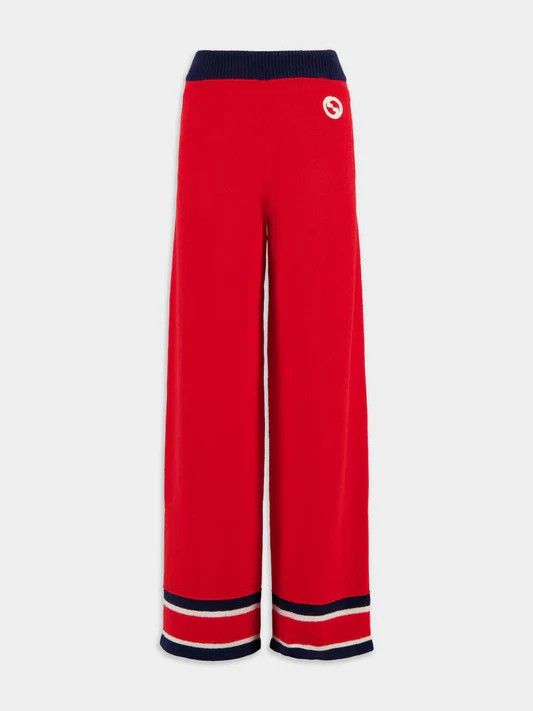 Gucci o1la5ras0526 Cotton Trouser With Stripes in Red Size 30" / US 8 / IT 44 - 2 Thumbnail