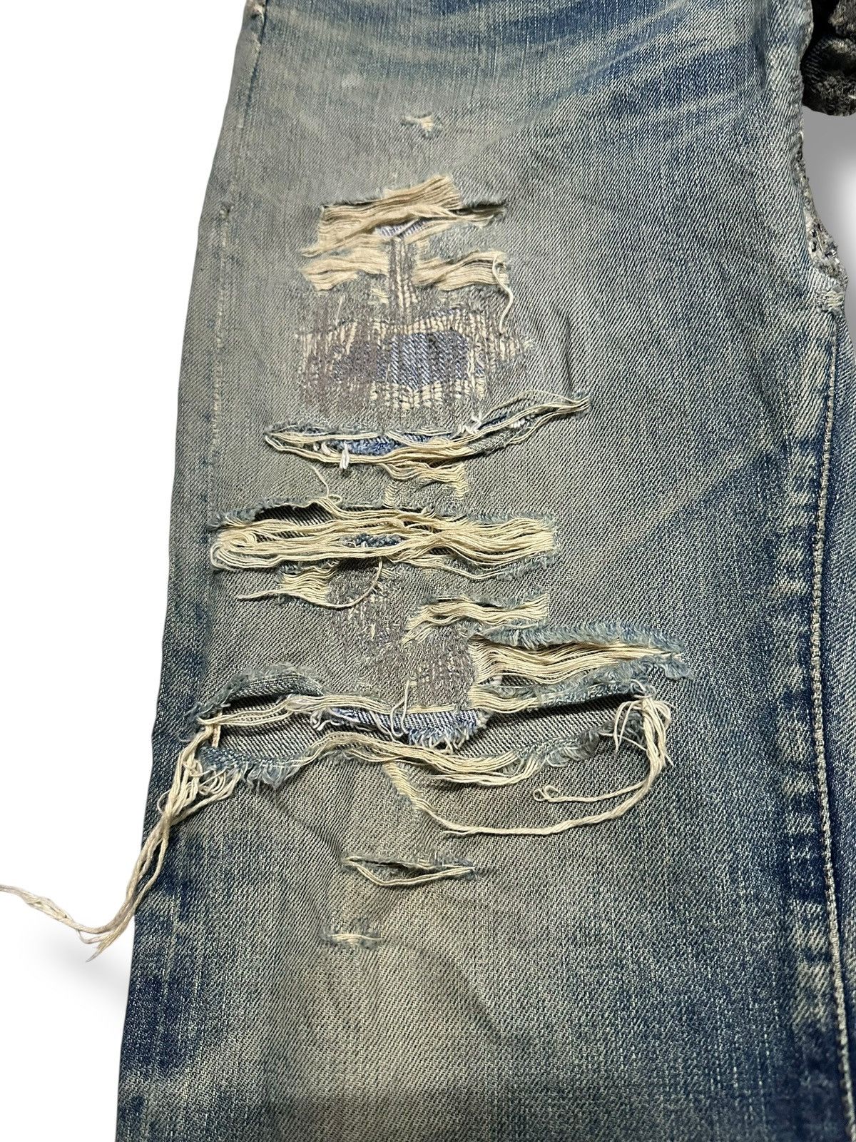 Levi's Levis 90's 502 Big E Vintage Distressed Baggy Style Mudwash Size US 30 / EU 46 - 10 Thumbnail