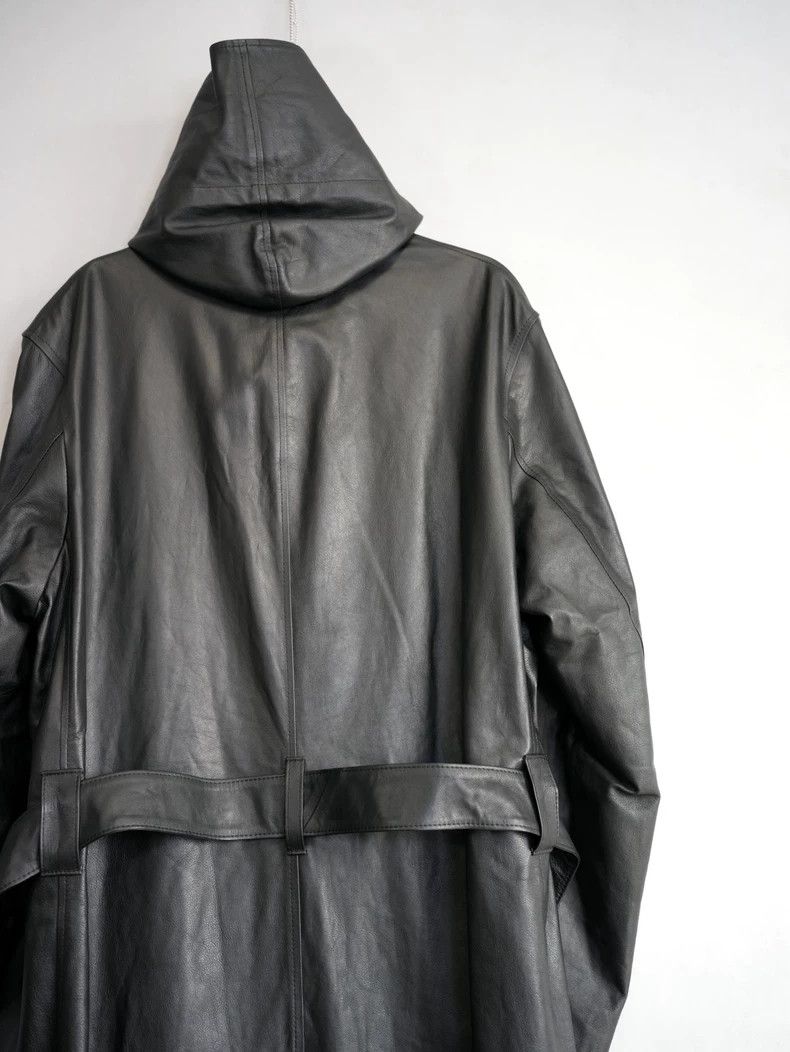 Yohji Yamamoto Yohji Yamamoto21SS Katayama Isamu Co-branded Hooded Leather Size US M / EU 48-50 / 2 - 4 Thumbnail