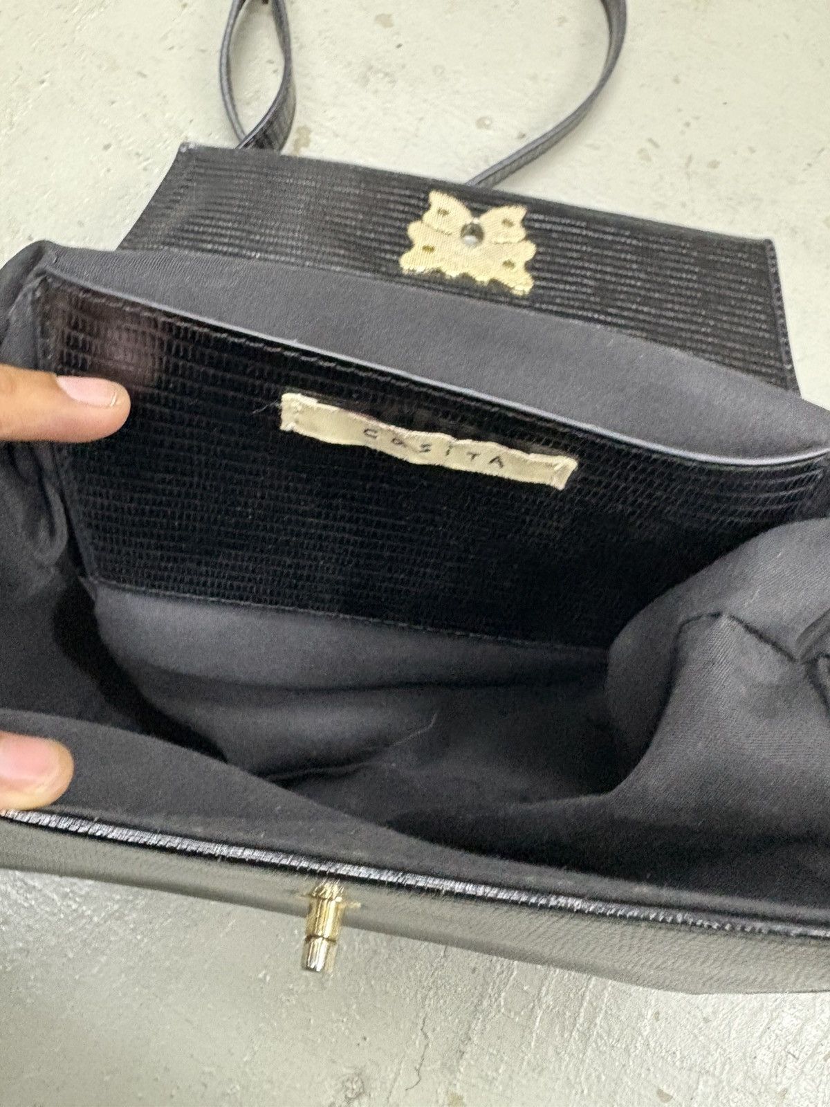 Hysteric Glamour Casita Mezzo Piano Butterfly Needles Synthetic Leather Bag Size ONE SIZE - 9 Thumbnail