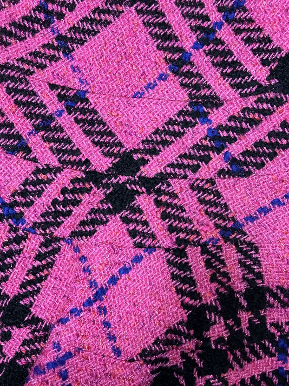 Junya Watanabe JUNYA WATANABE F/W 2001 Check Tweed Flared Midi Skirt Size 27" / US 4 / IT 40 - 5 Thumbnail