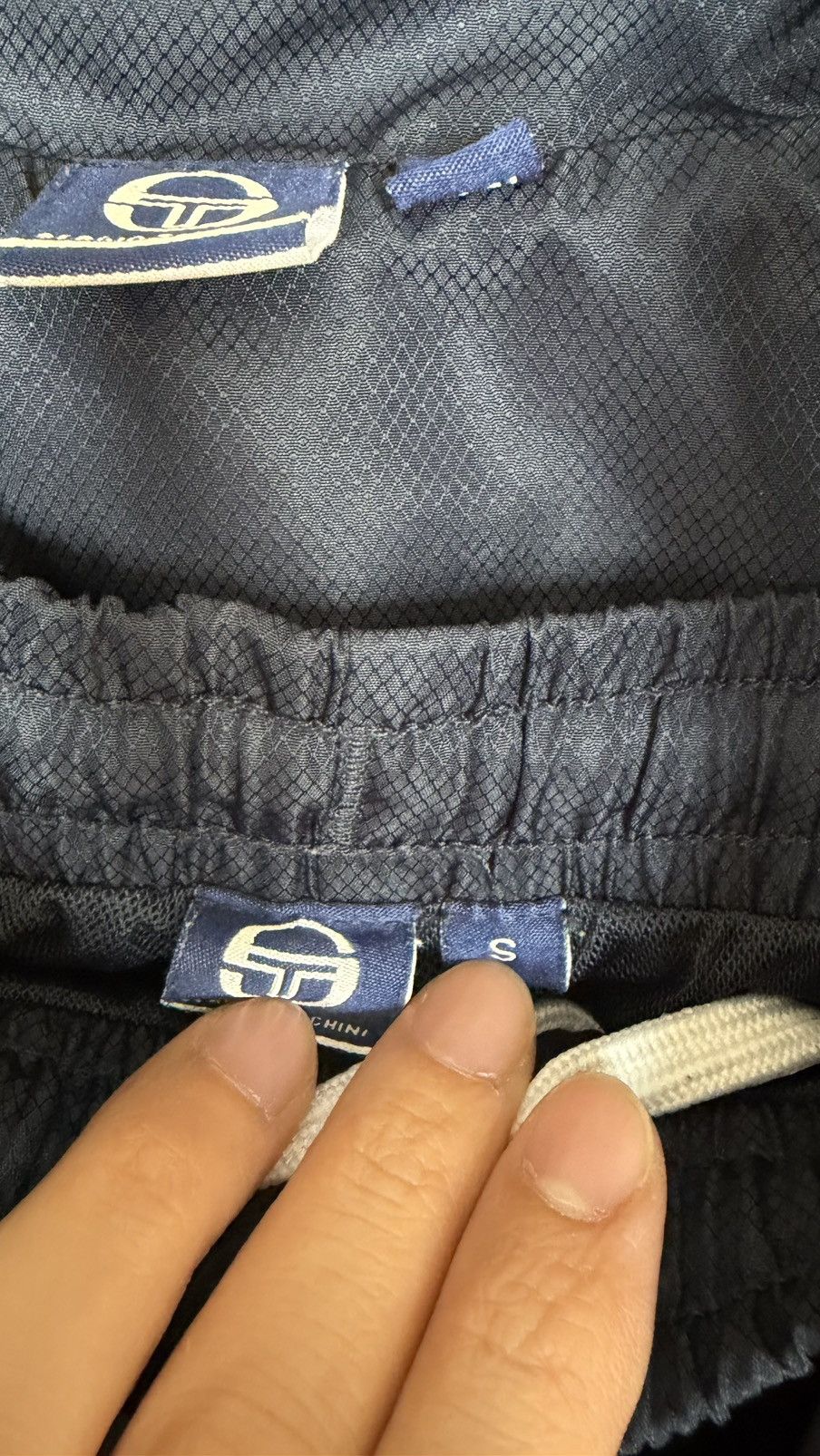 Sergio Tacchini Sergio Tacchini Vintage Track Suit Set Jacket L Pants S Navy Size US 32 / EU 48 - 8 Thumbnail